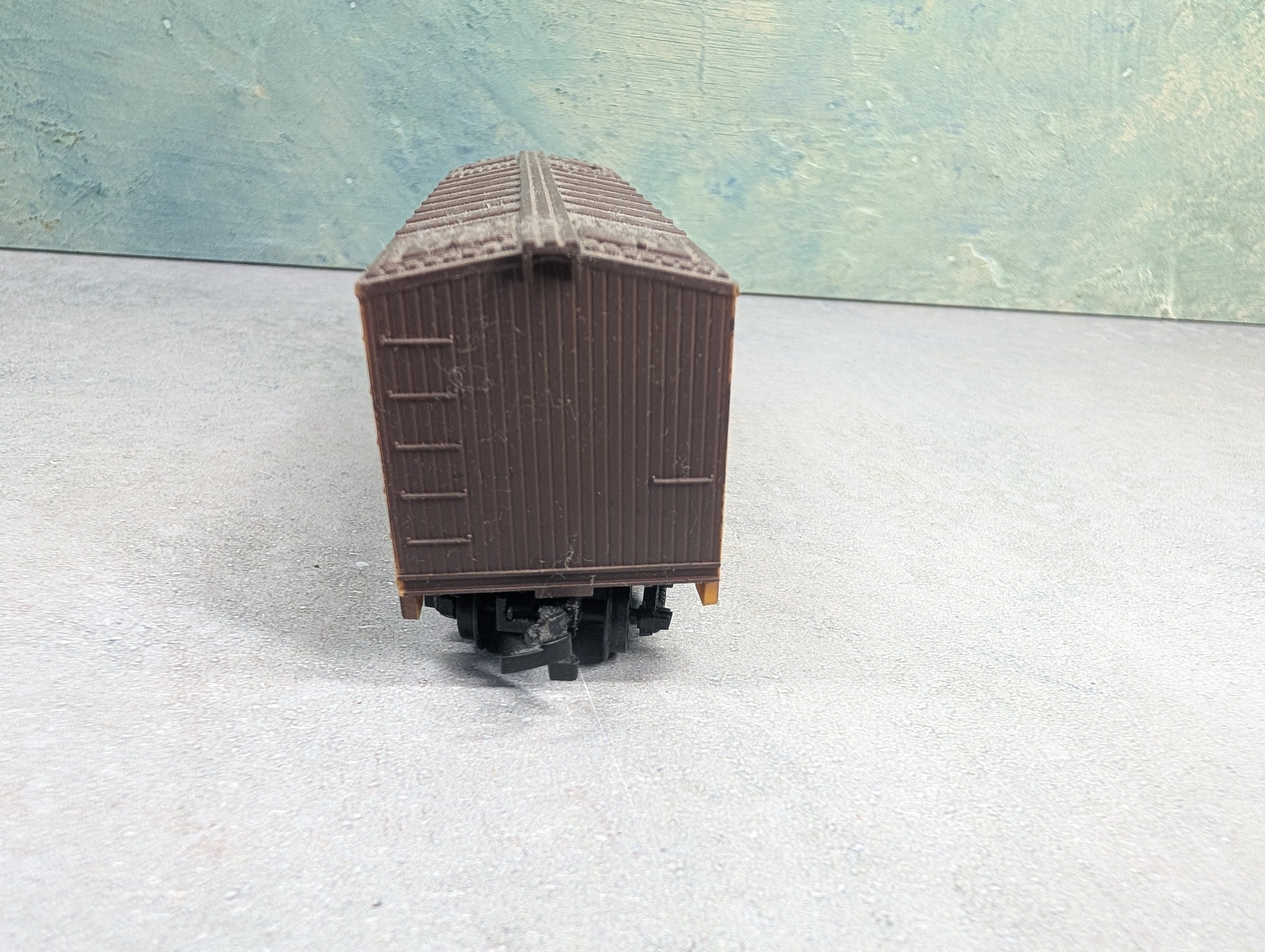 USED Life-Like HO Scale 40' Box Car Armour Refrigerator Line #37160 Ham & Bacon