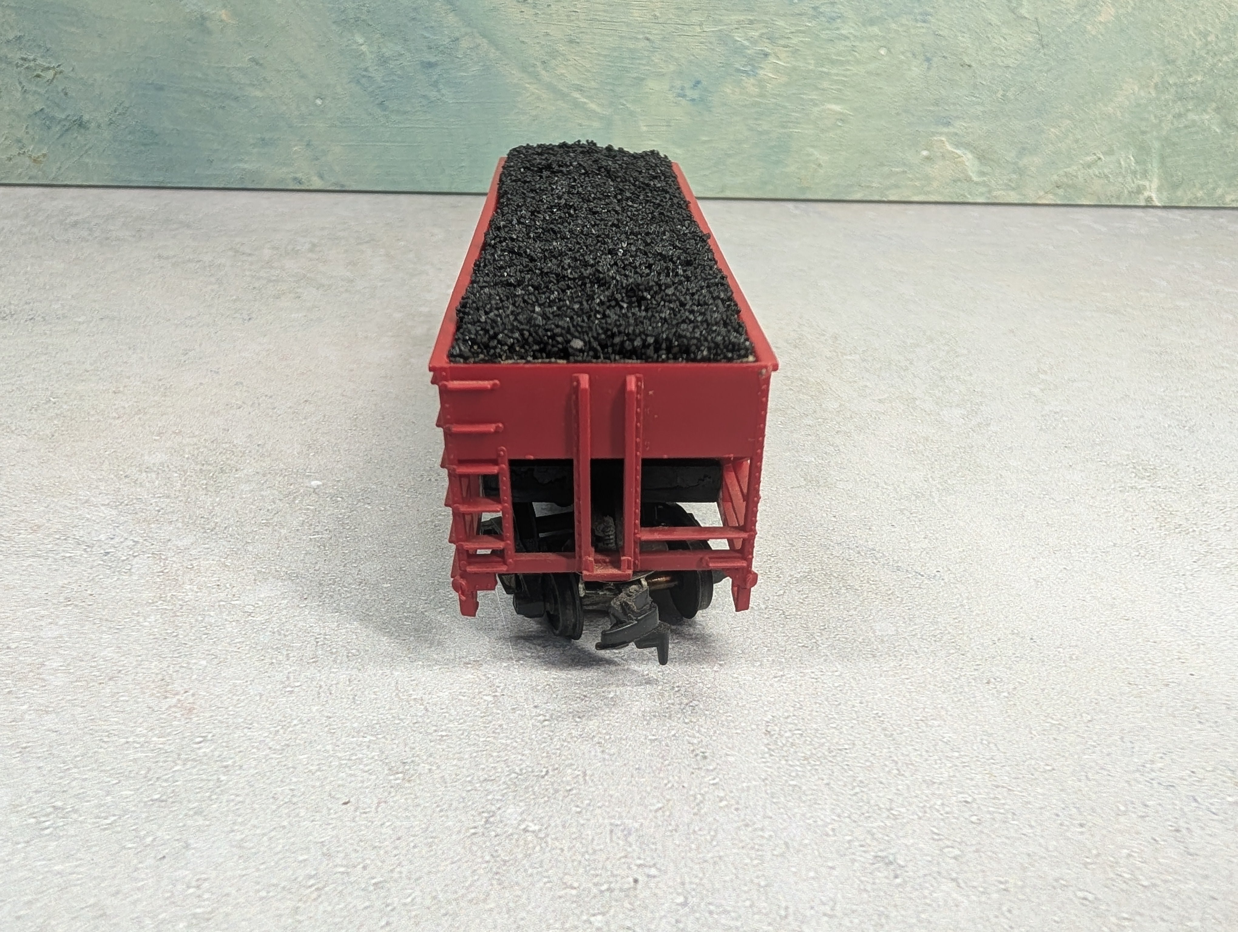 USED Tyco HO Scale Operating Hopper w/ Coal Load Burlington CB&Q #167432
