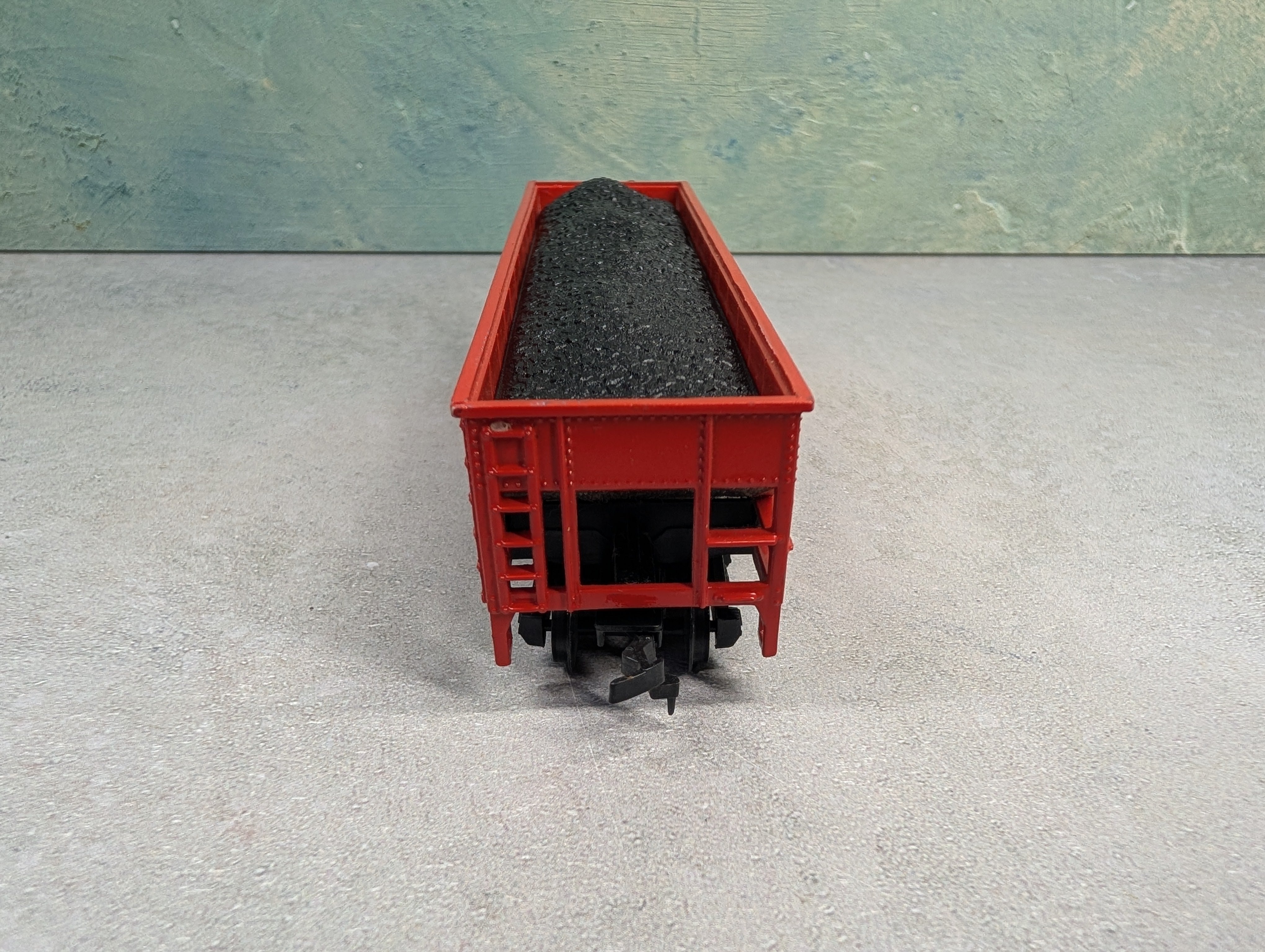 USED Bachmann HO Scale Quad Hopper w/ Coal Load MSTL #541085