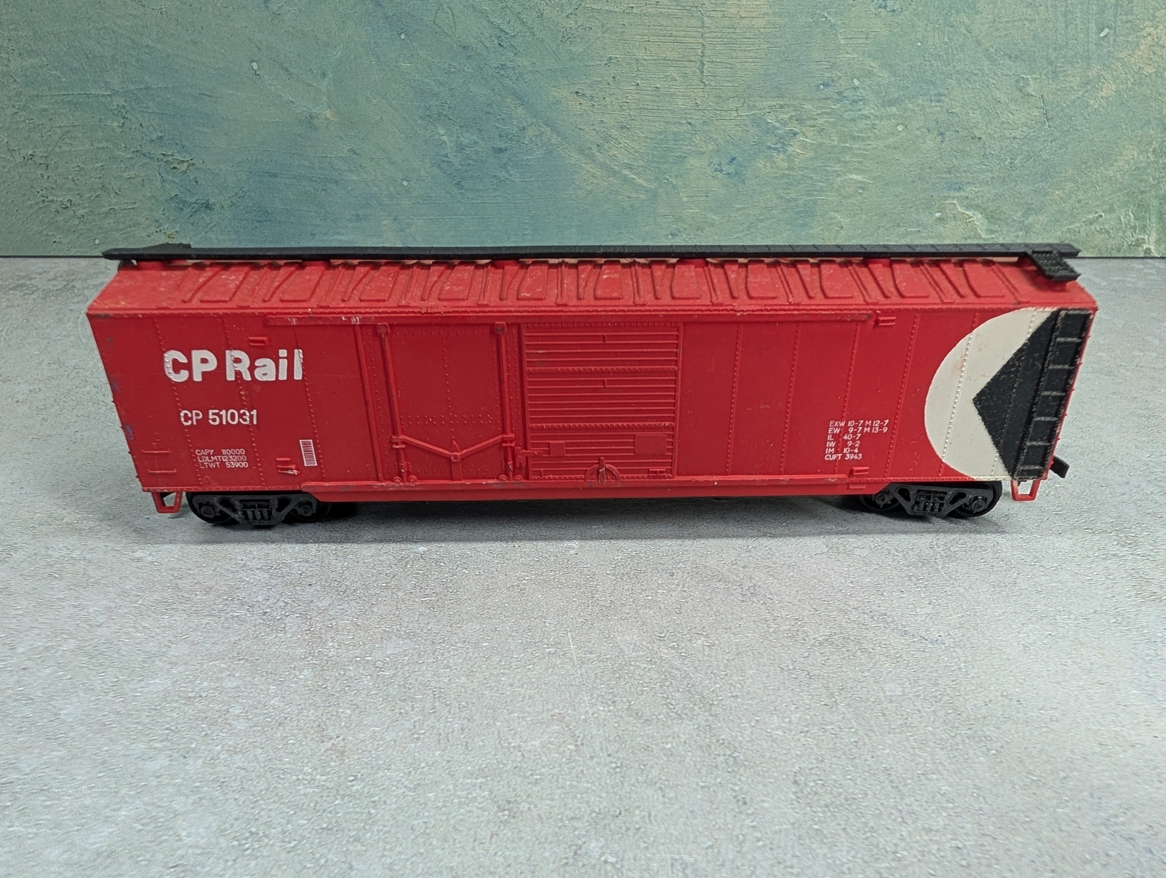 USED AHM HO Scale 40' Box Car Canadian Pacific CP #51031