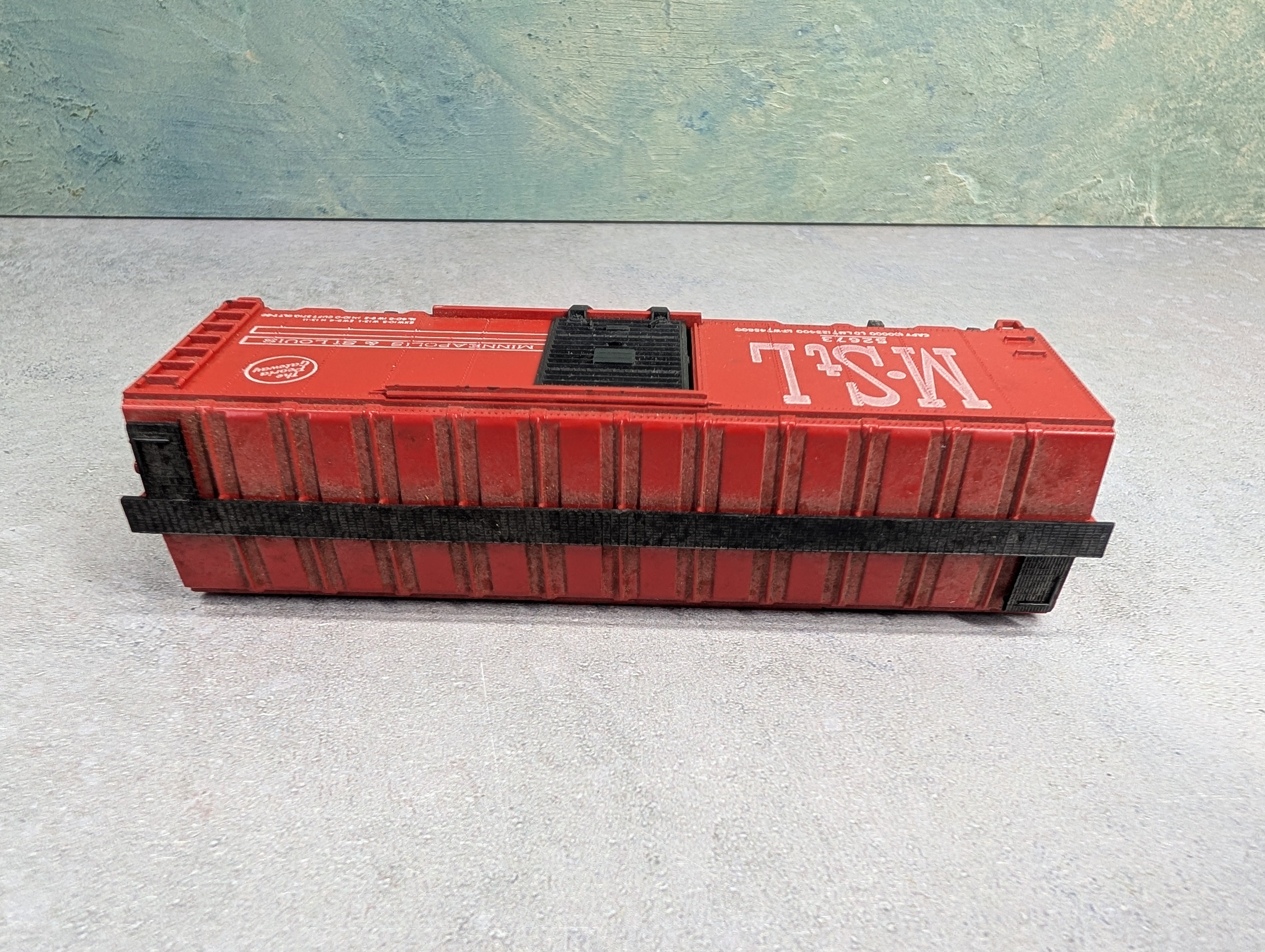 USED Athearn HO Scale 40' Box Car Minneapolis & St Louis MStL #52673