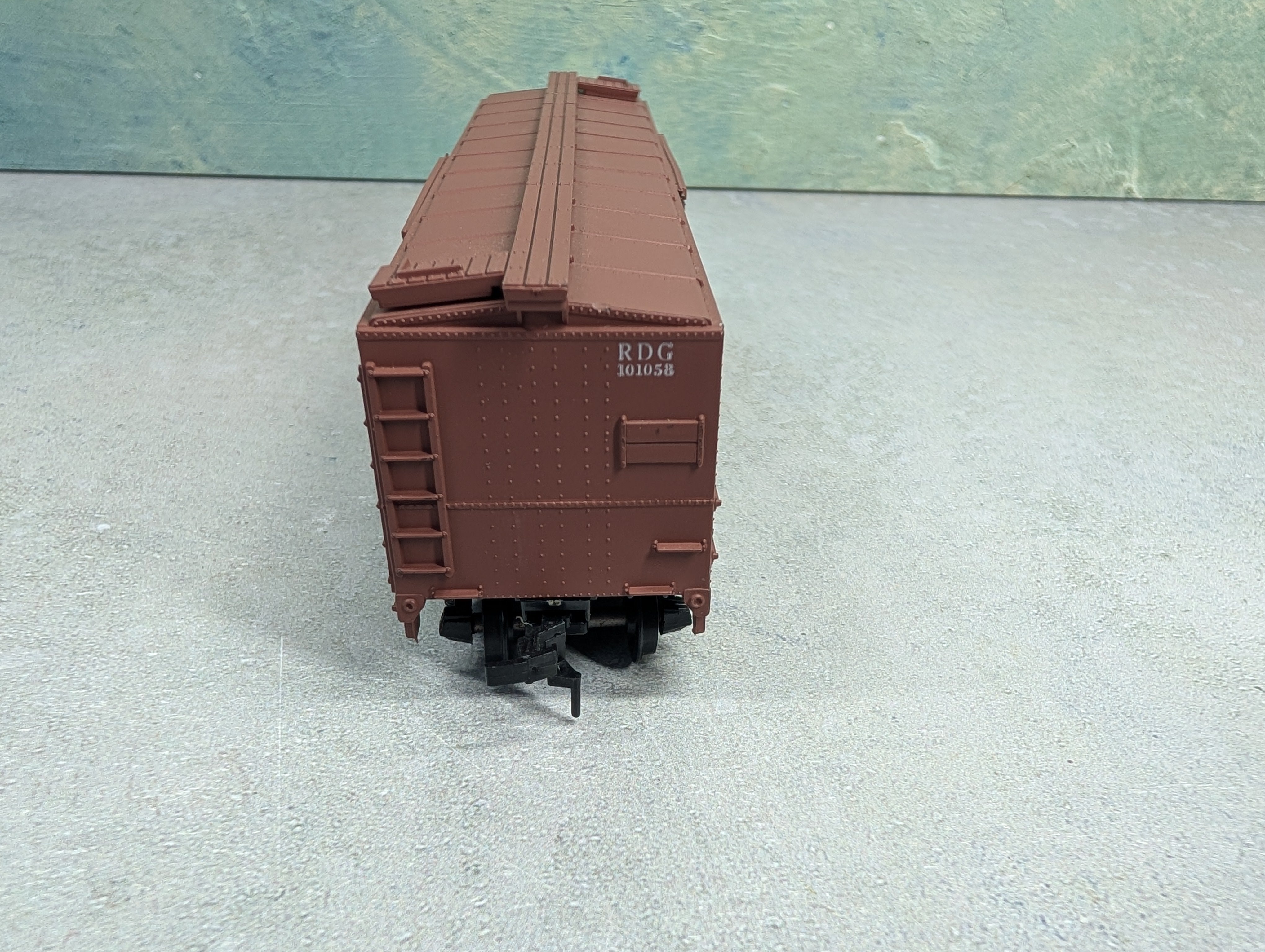 USED TRAIN MINIATURE HO Scale 40' Box Car Reading RDG #101058