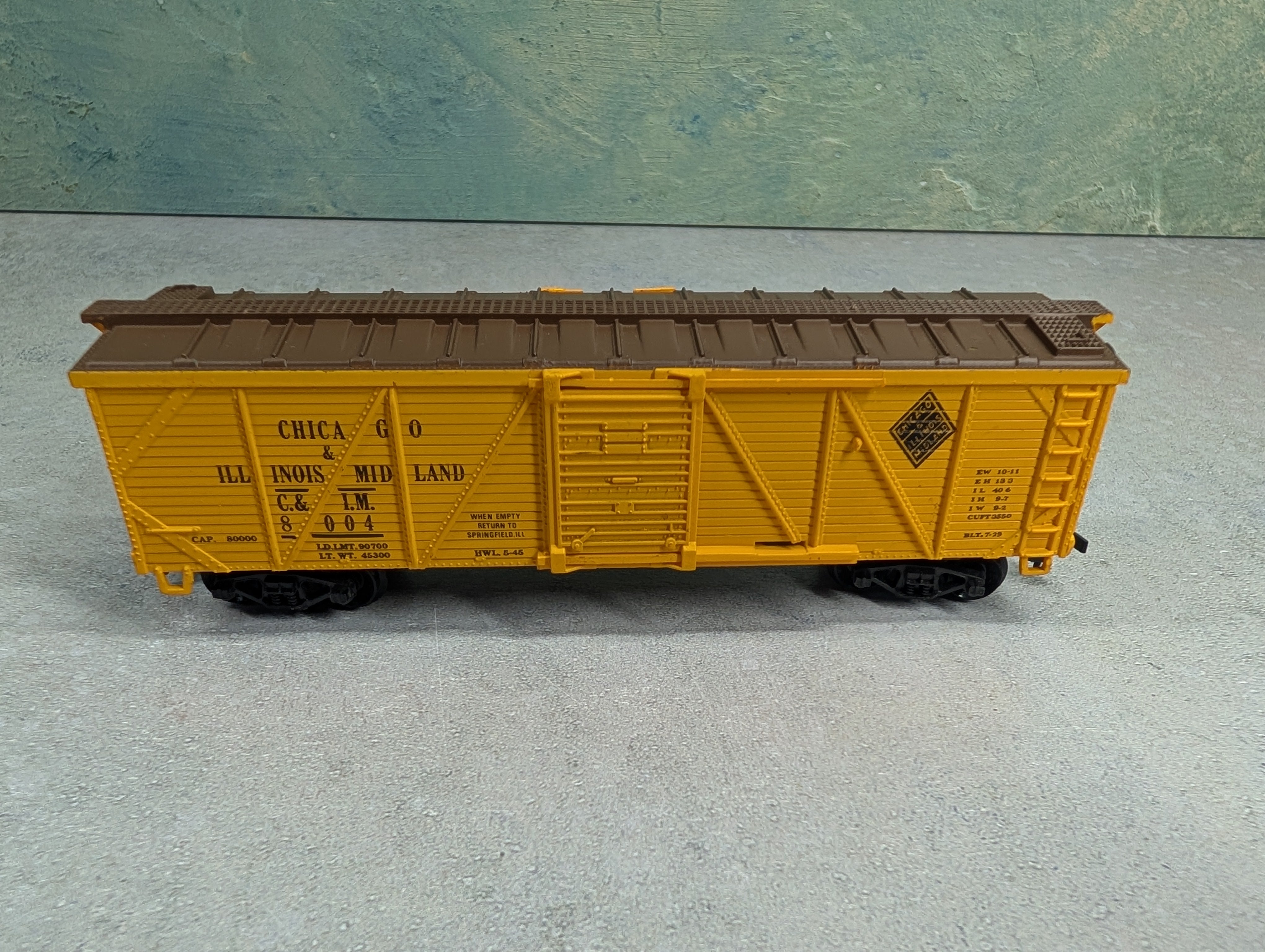 USED Life-Like HO Scale 42' Box Car Chicago & Illinois Midland C&IM #8004