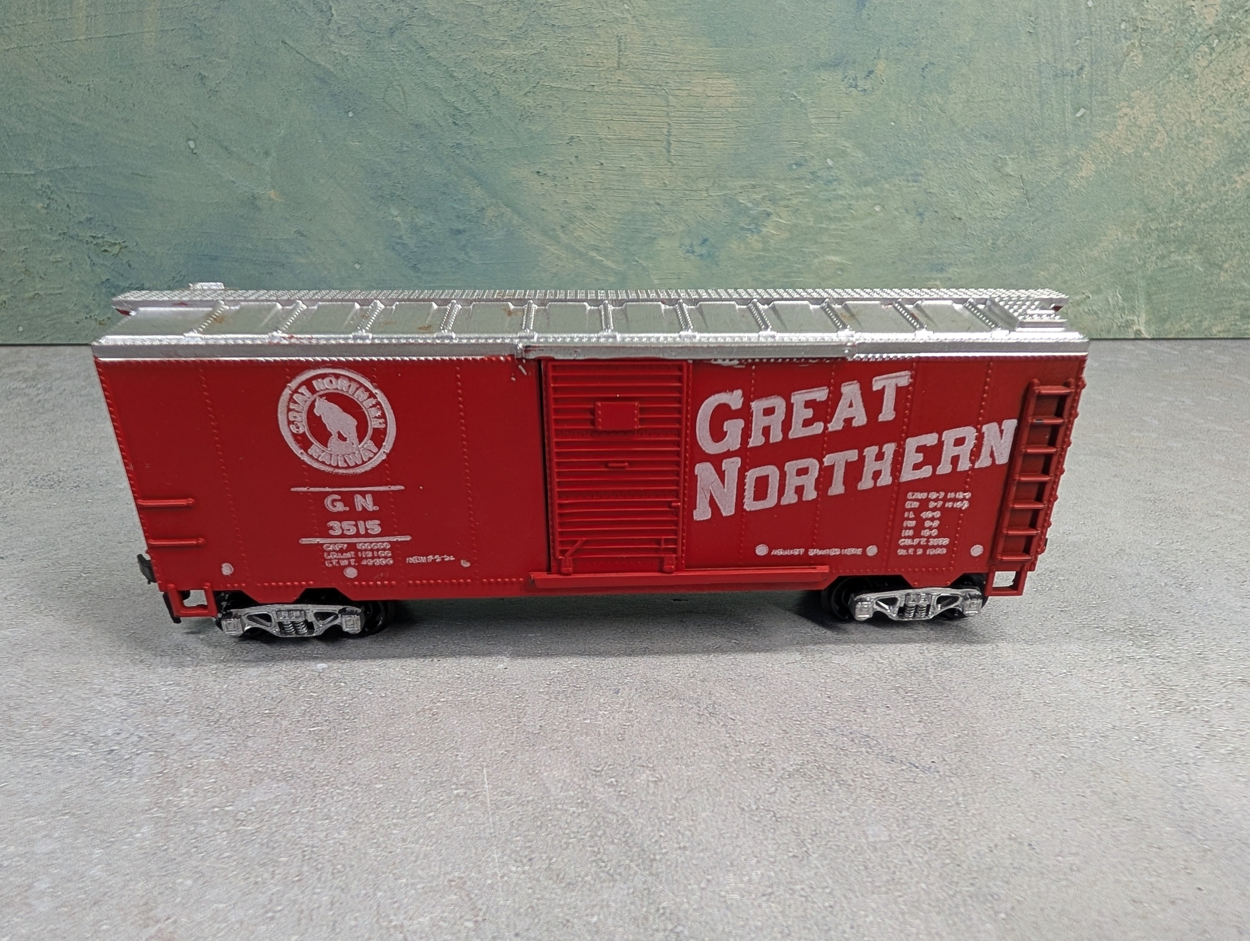 USED Varney HO Scale 40' Box Car Great Northern GN #3515