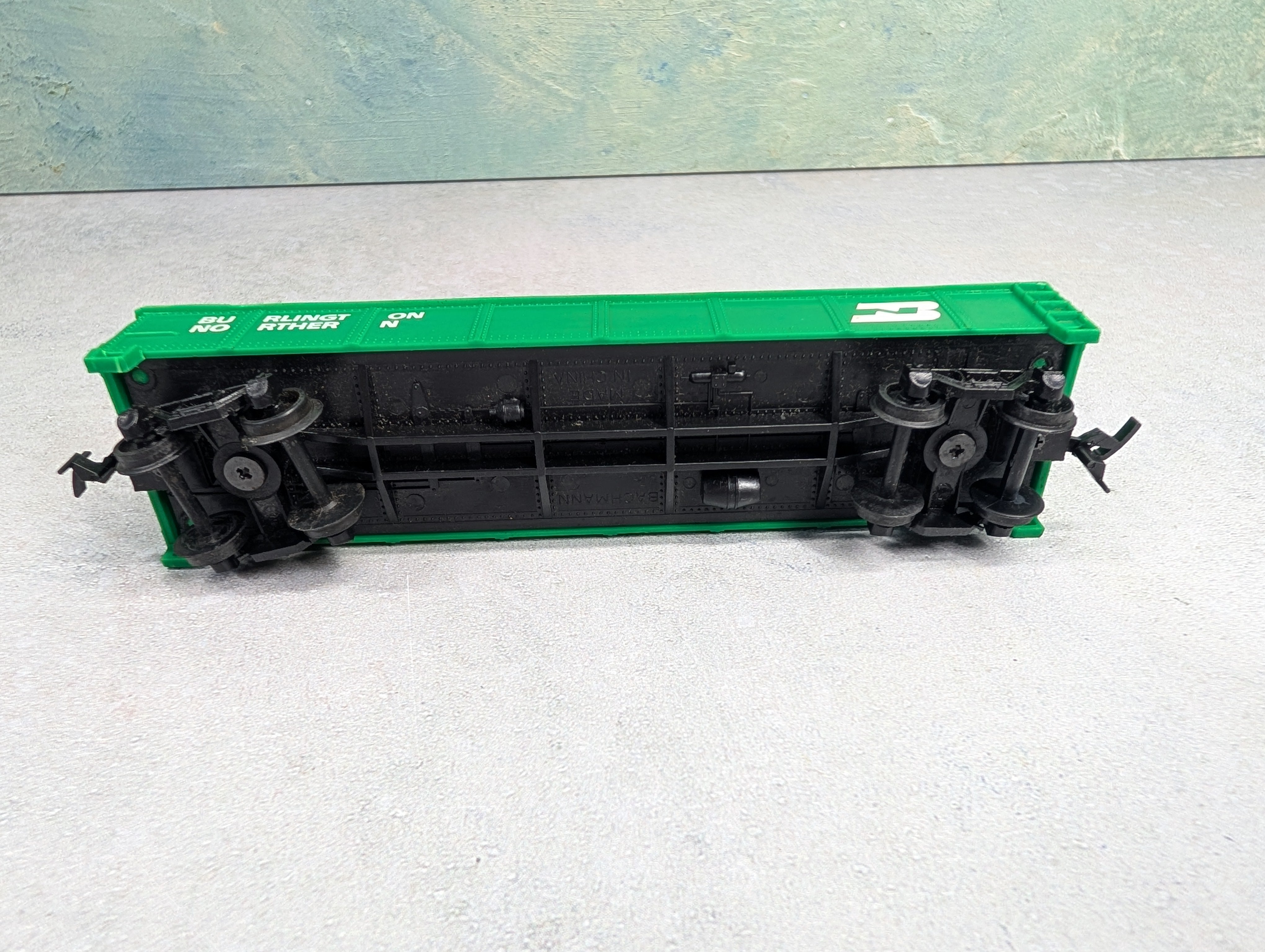 USED Bachmann HO Scale 40' Gondola Burlington Northern