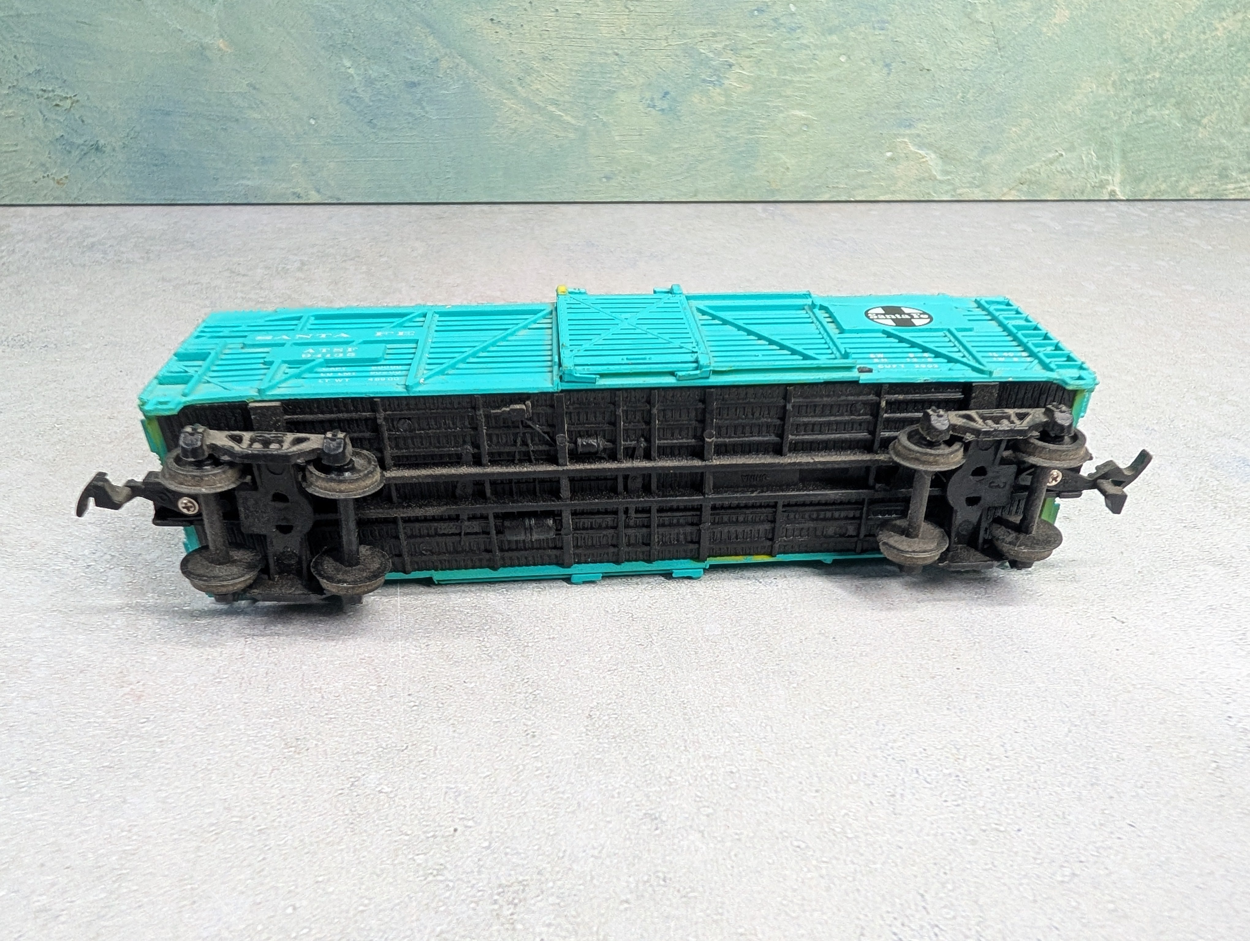 USED Bachmann HO Scale 40' Cattle Stock Car Santa Fe ATSF #94135