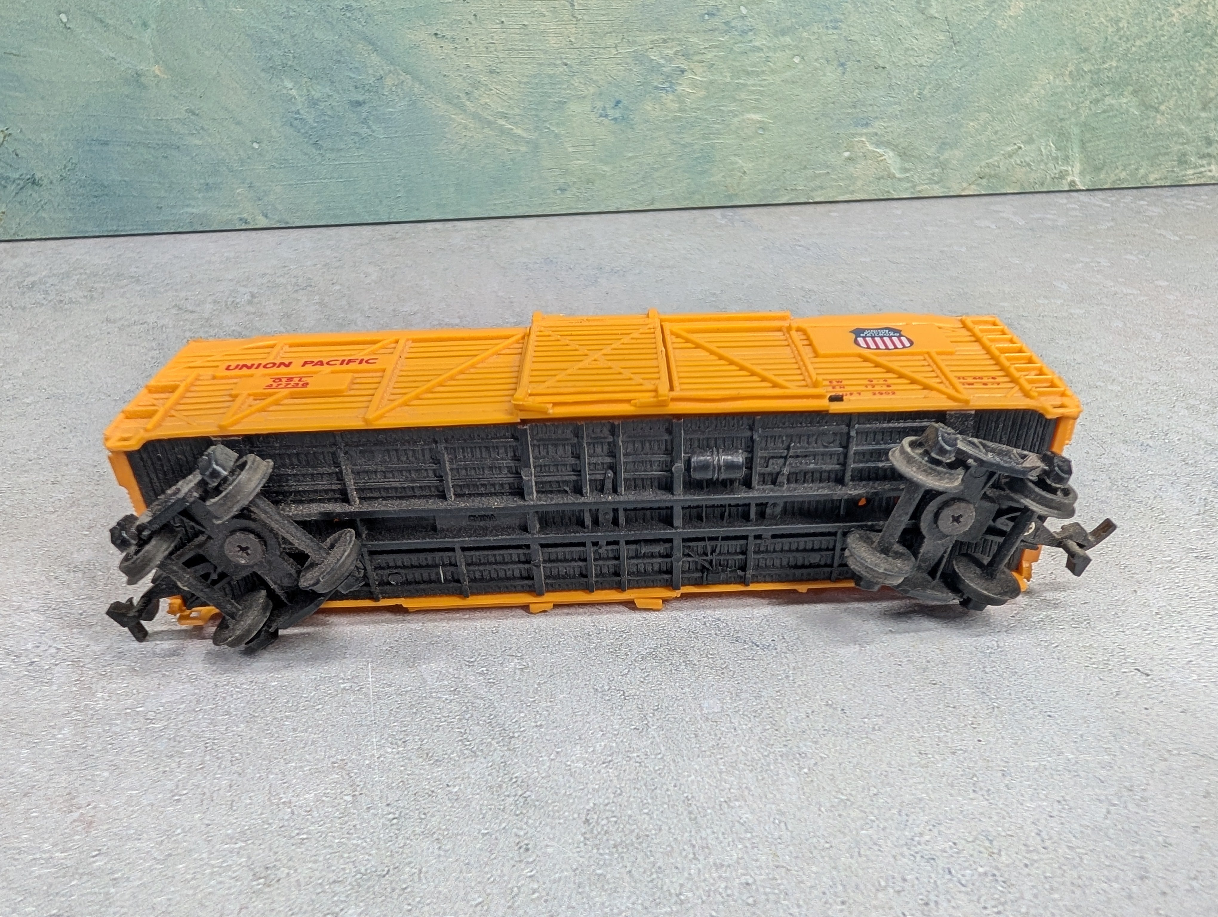 USED Bachmann HO Scale 40' Cattle Stock Car Union Pacific OSL #47736