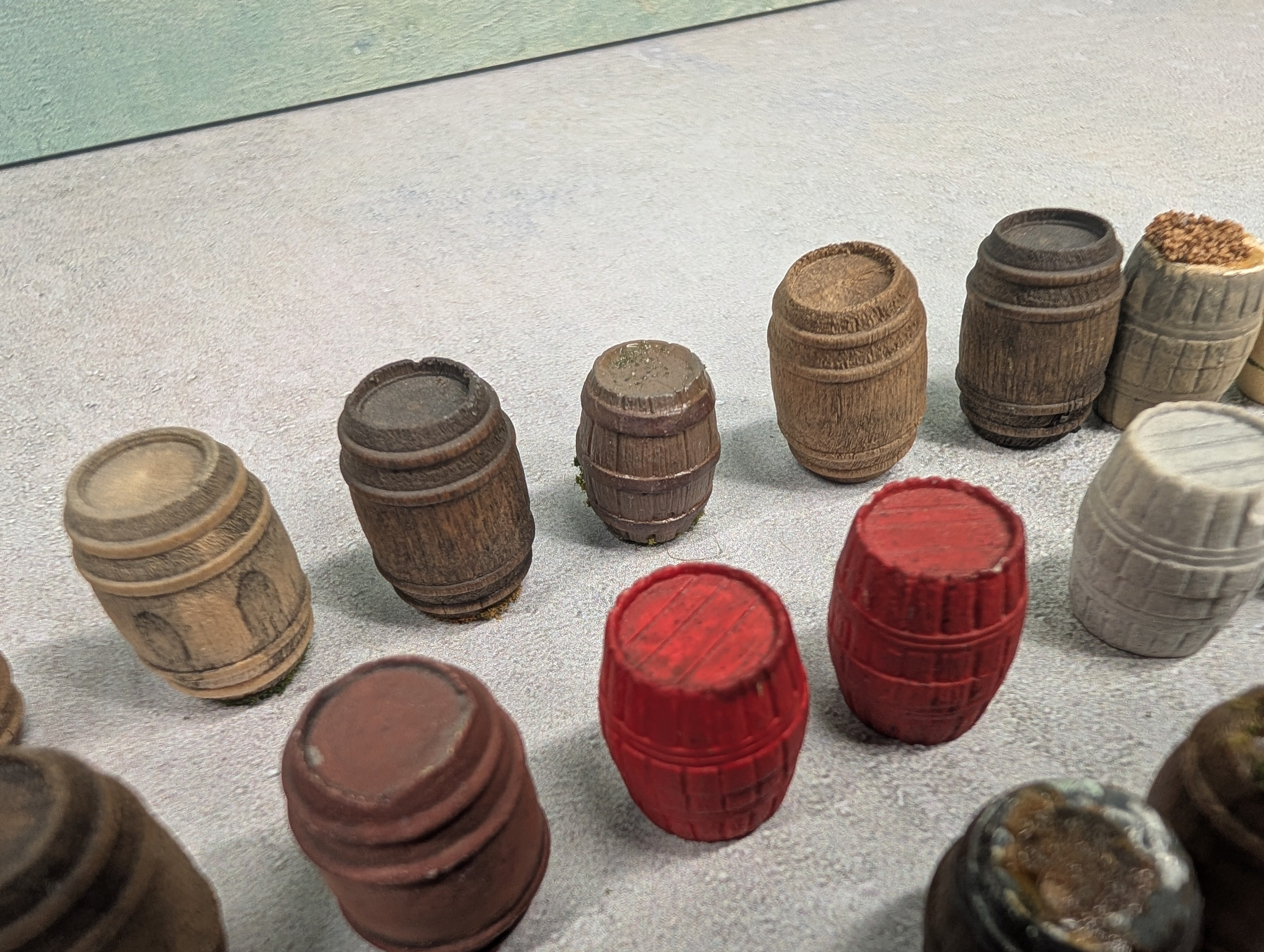 USED O Lot of Wooden Barrels (37 pcs)