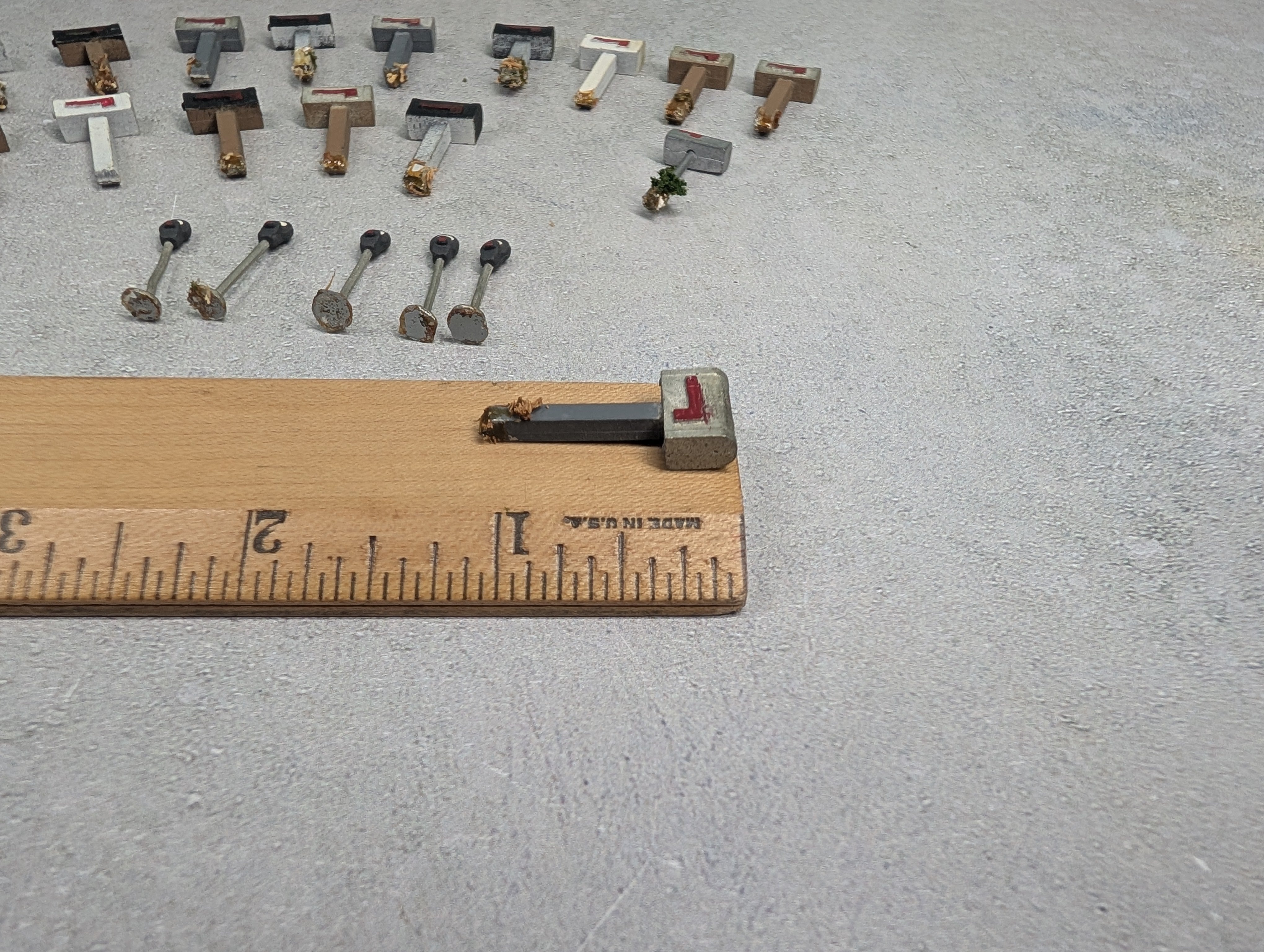 USED O Lot of Mailboxes and Parking Meters (21 pcs)