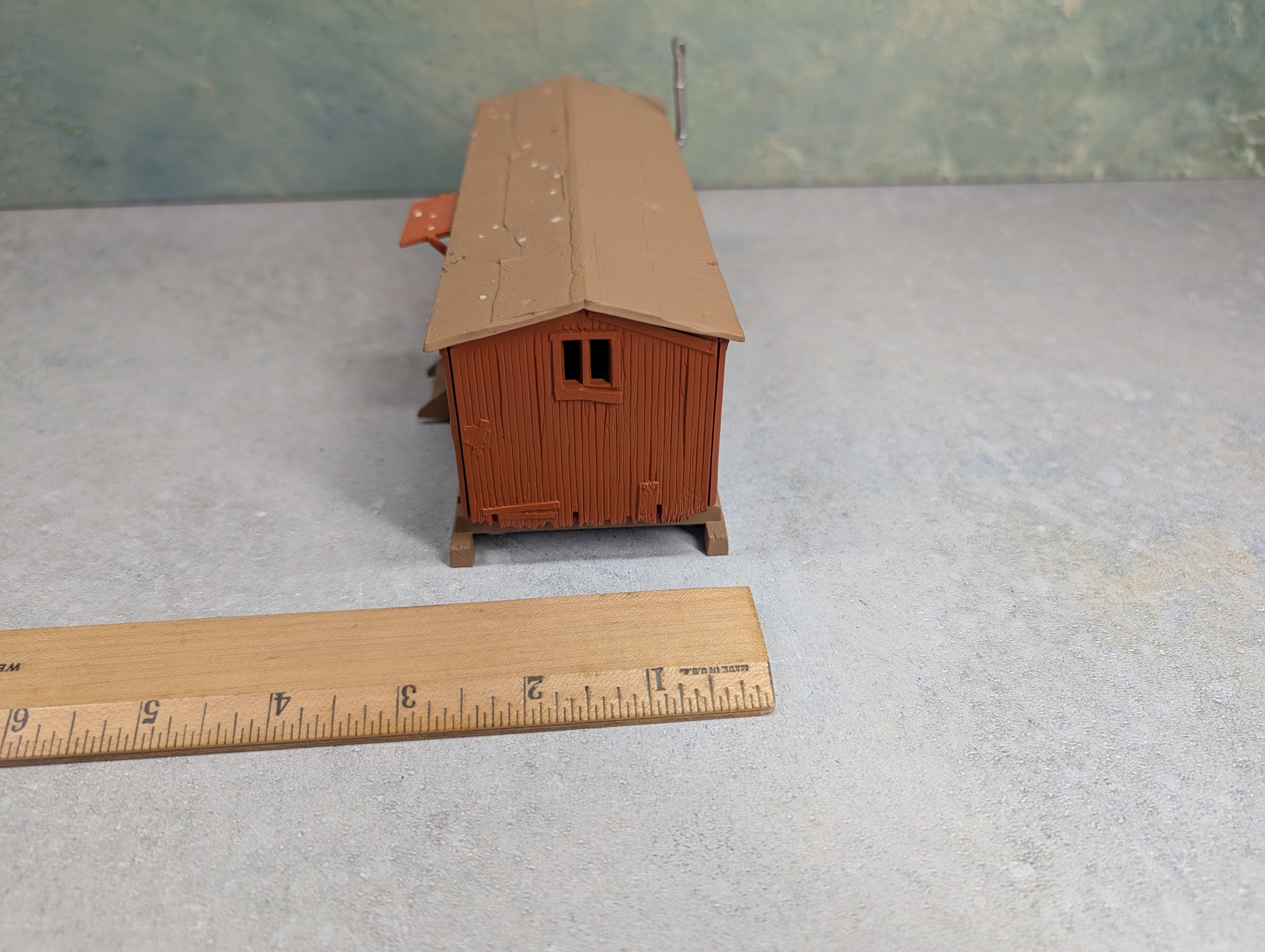 USED O Railroad Work Car Building