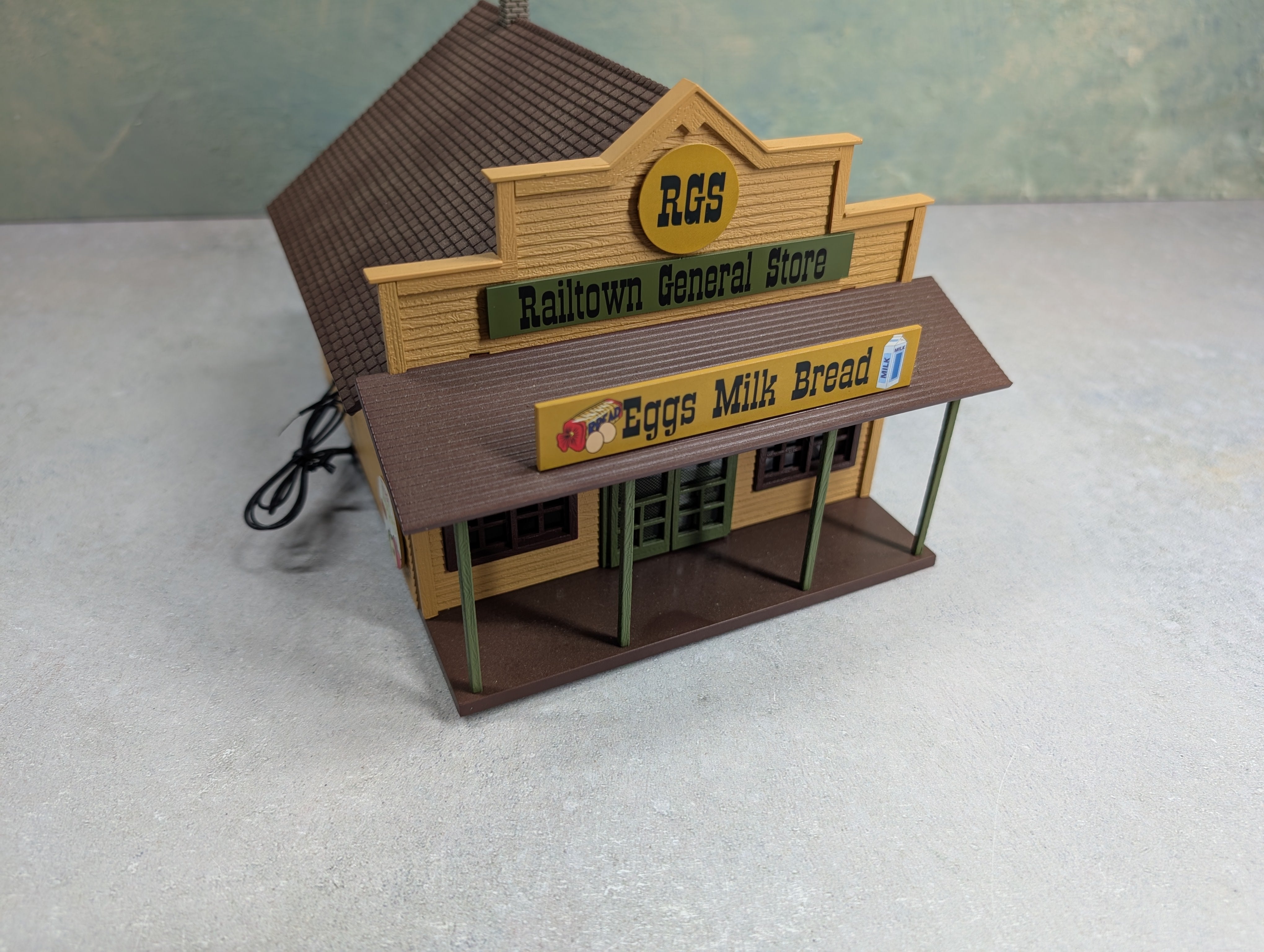 USED MTH O Railtown General Store, Eggs, Milk, Bread