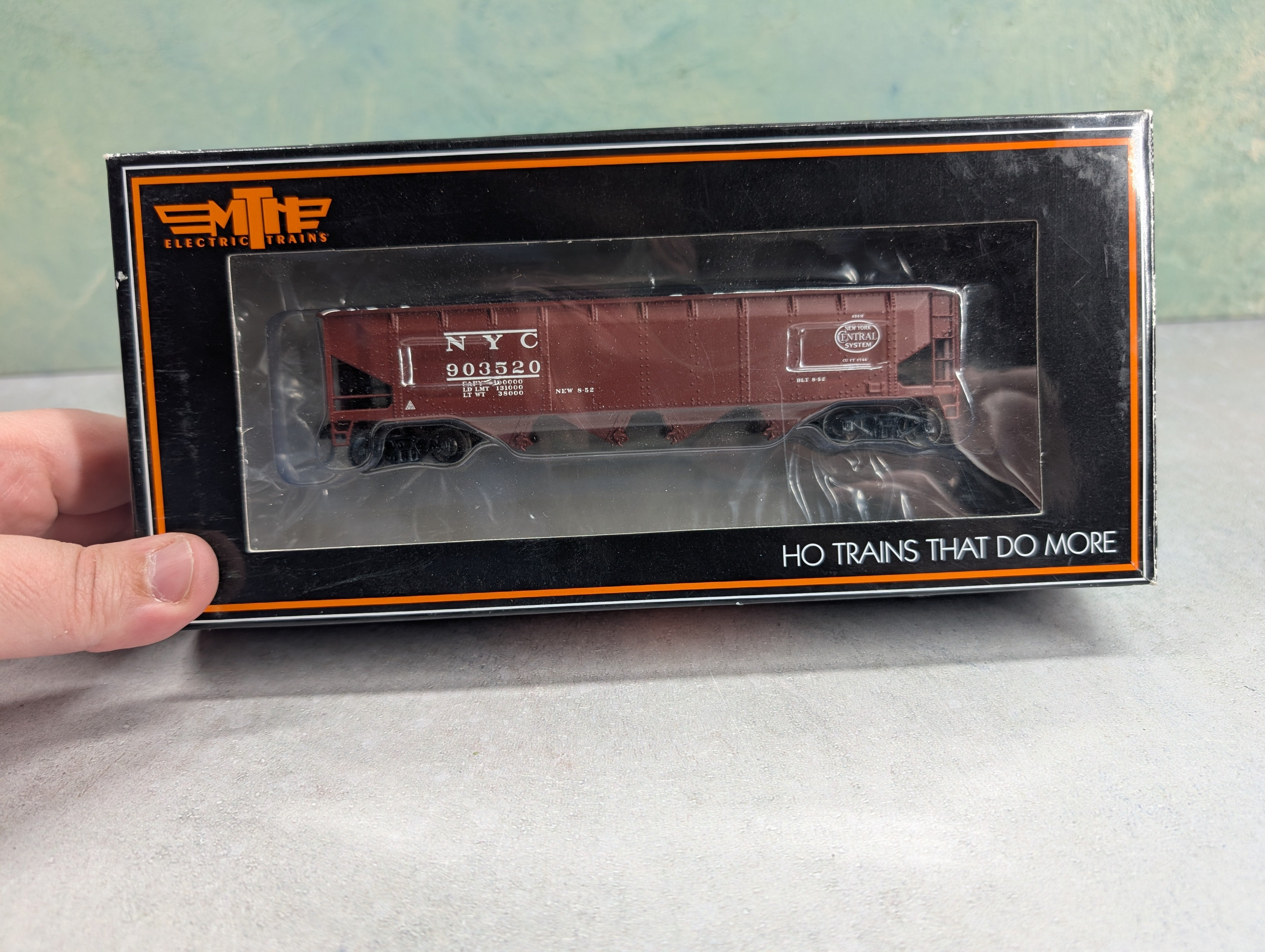 USED MTH 85-75026 HO Scale 70-Ton Quadruple Hopper New York Central NYC #903520