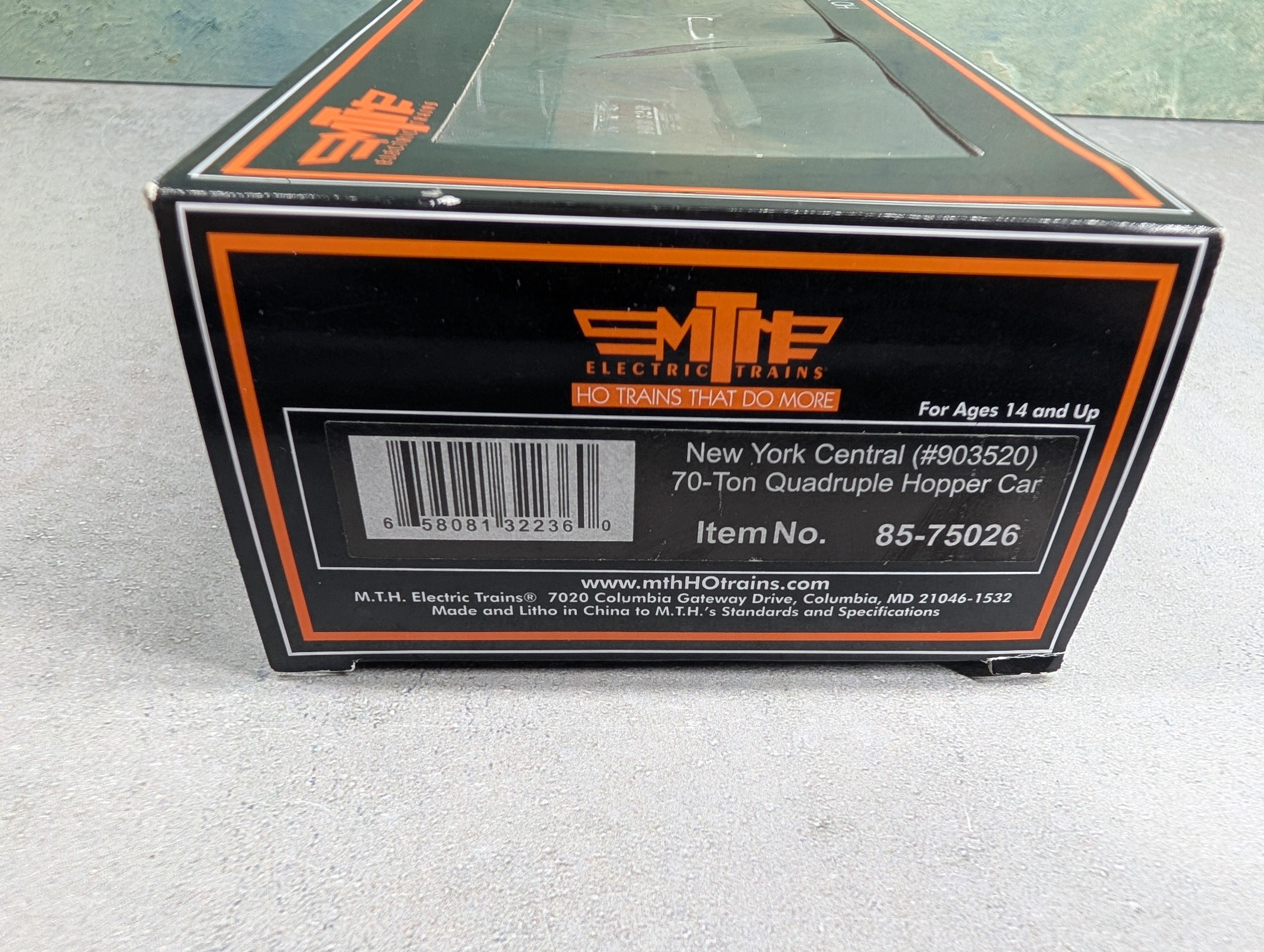 USED MTH 85-75026 HO Scale 70-Ton Quadruple Hopper New York Central NYC #903520
