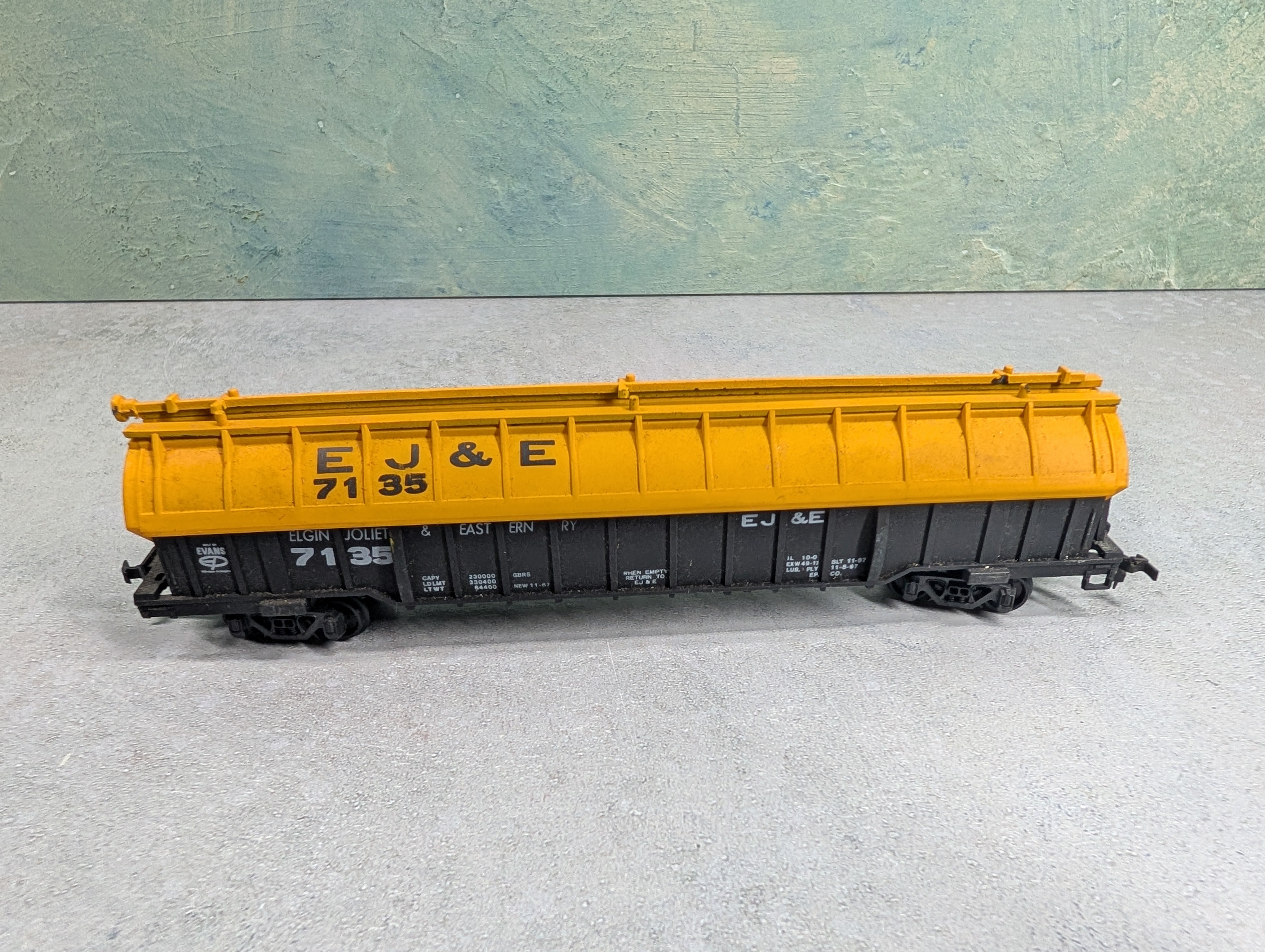 USED HO Scale Cable Dispensing Car Elgin Joliet & Eastern EJ&E #7135