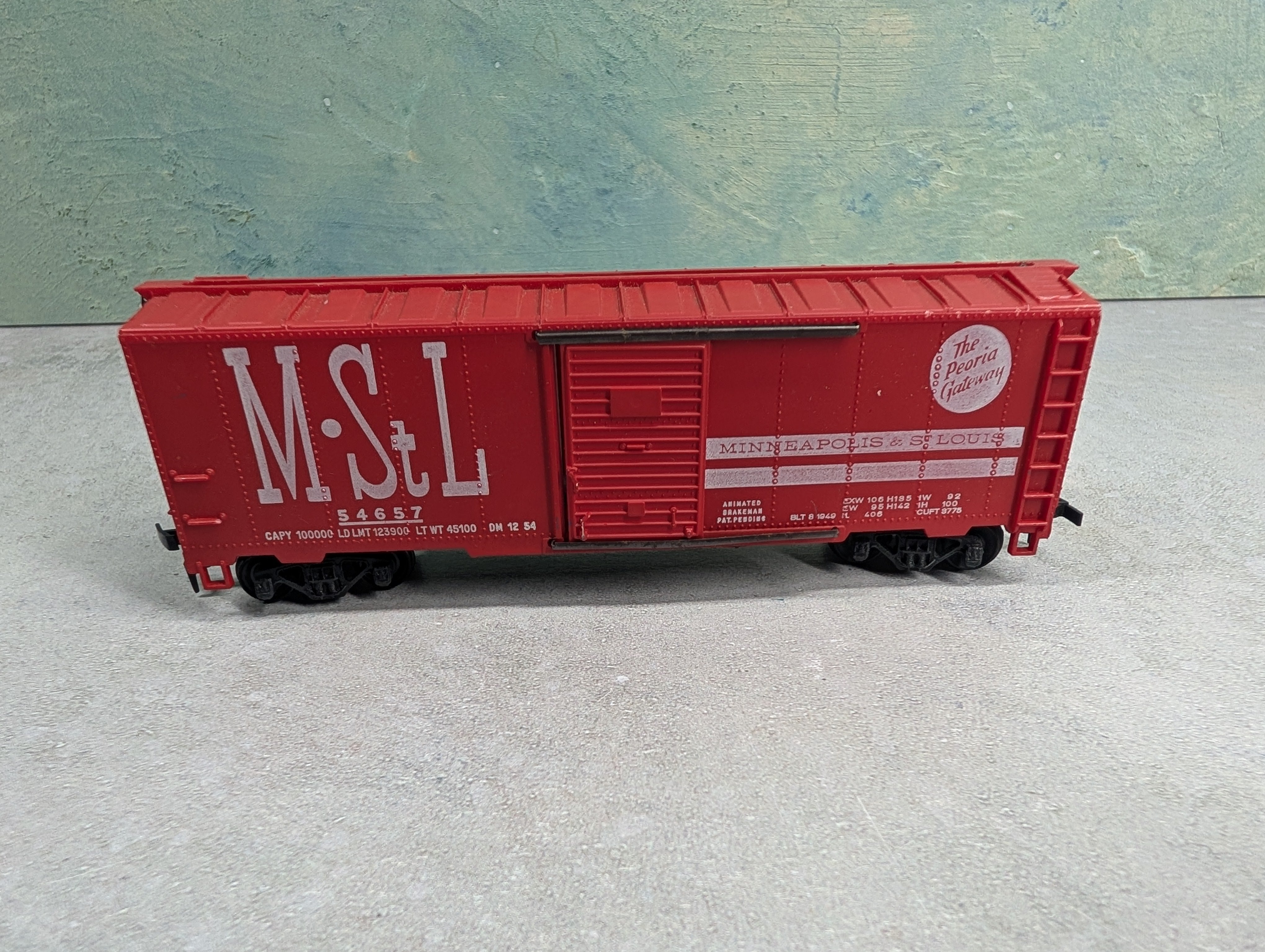 USED Mantua HO Scale 40' Box Car MSTL #54657
