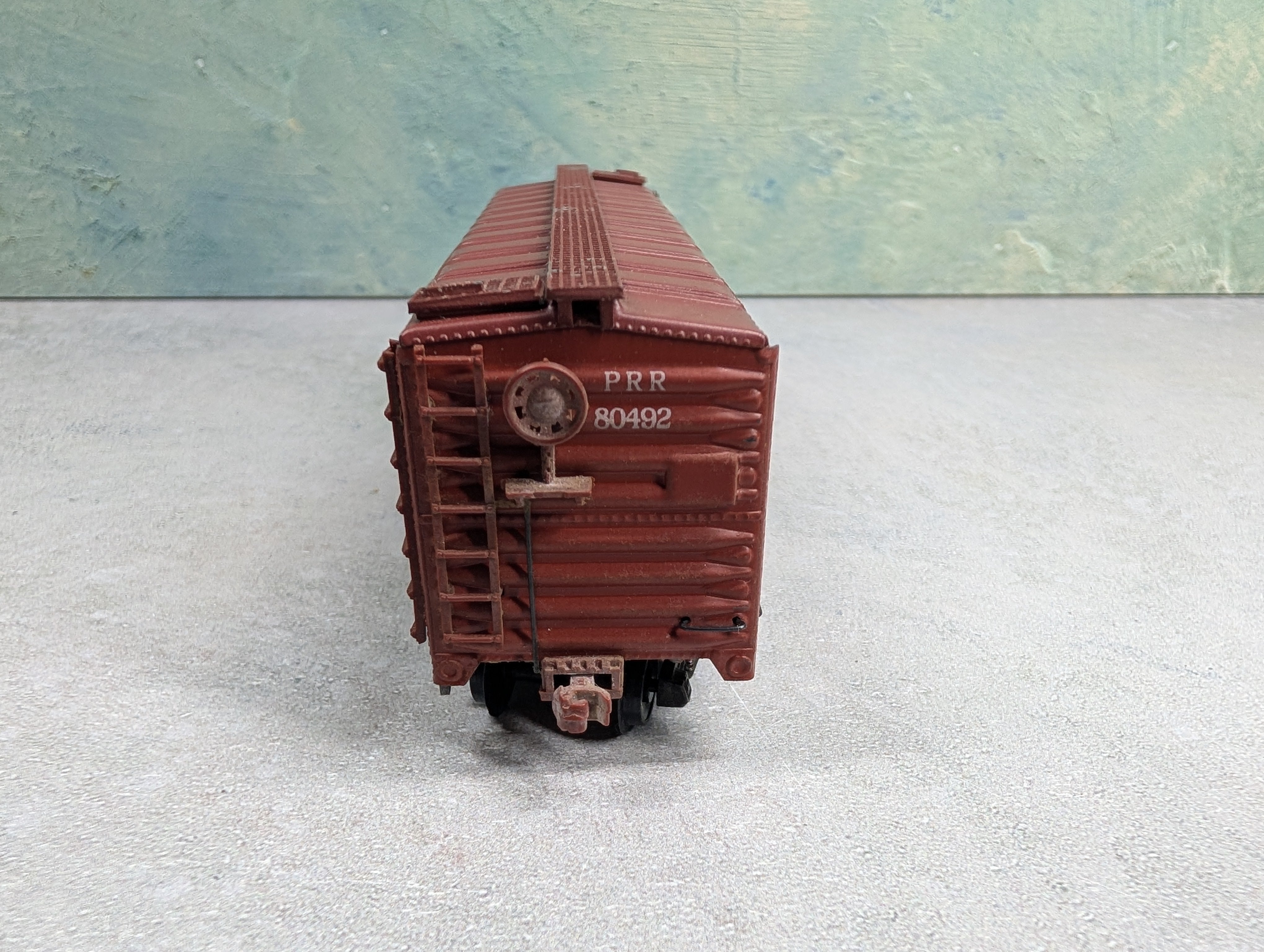 USED Varney HO Scale 40' Box Car (wooden) Pennsylvania PRR #80492