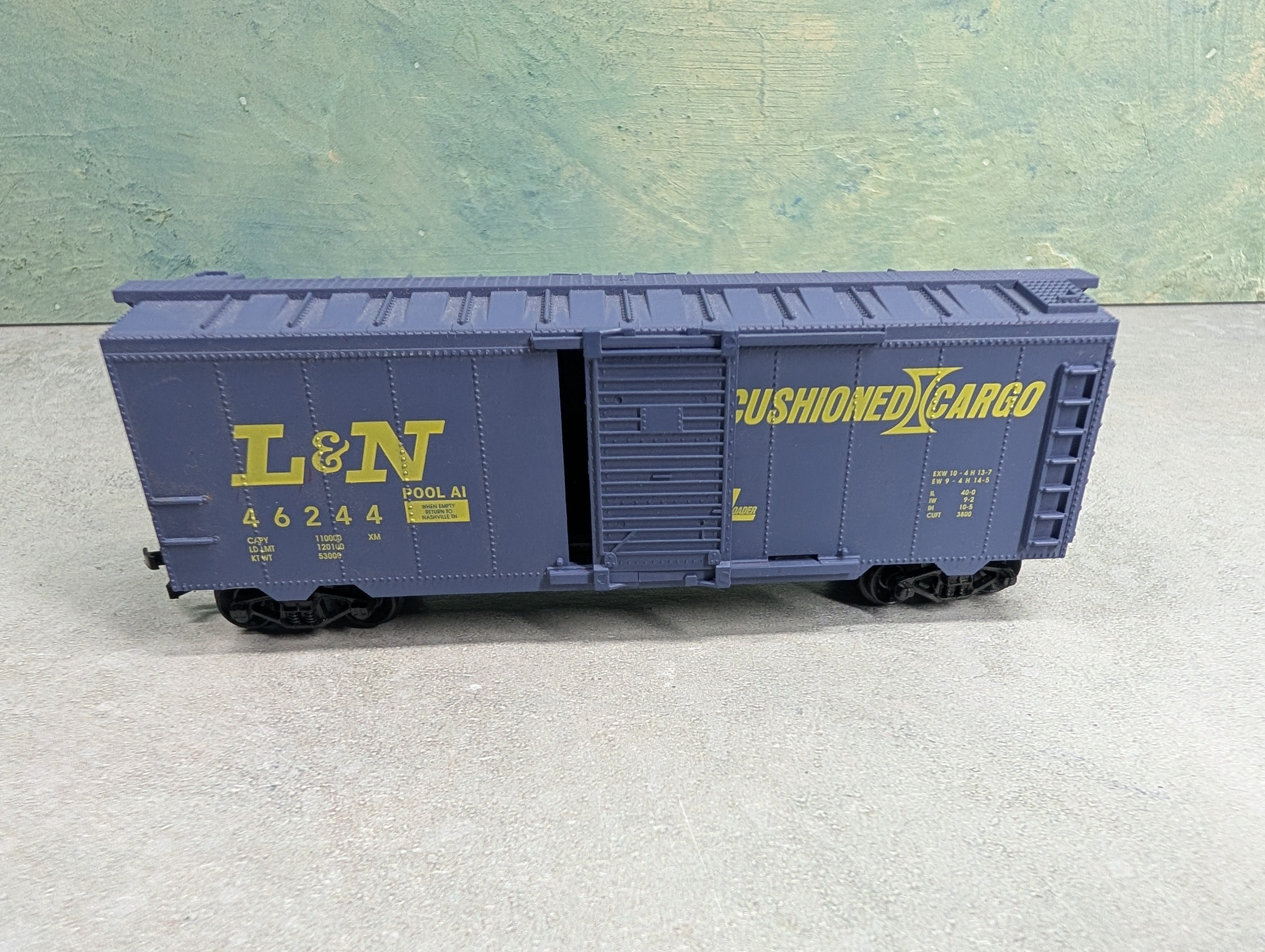 USED Life-Like HO Scale 40' Box Car Louisville & Nashville L&N #46244