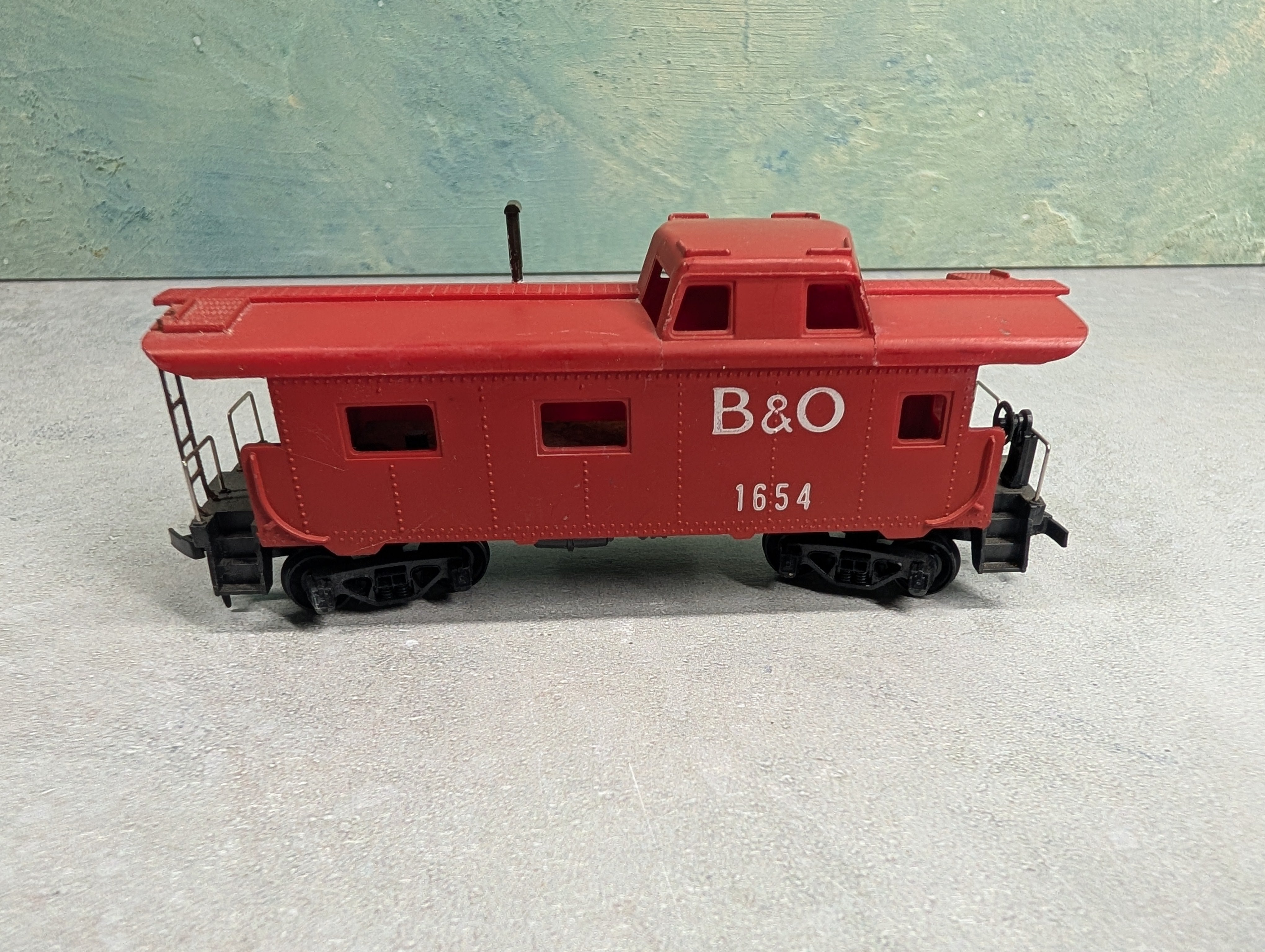 USED HO Scale Caboose Baltimore and Ohio B&O #1654