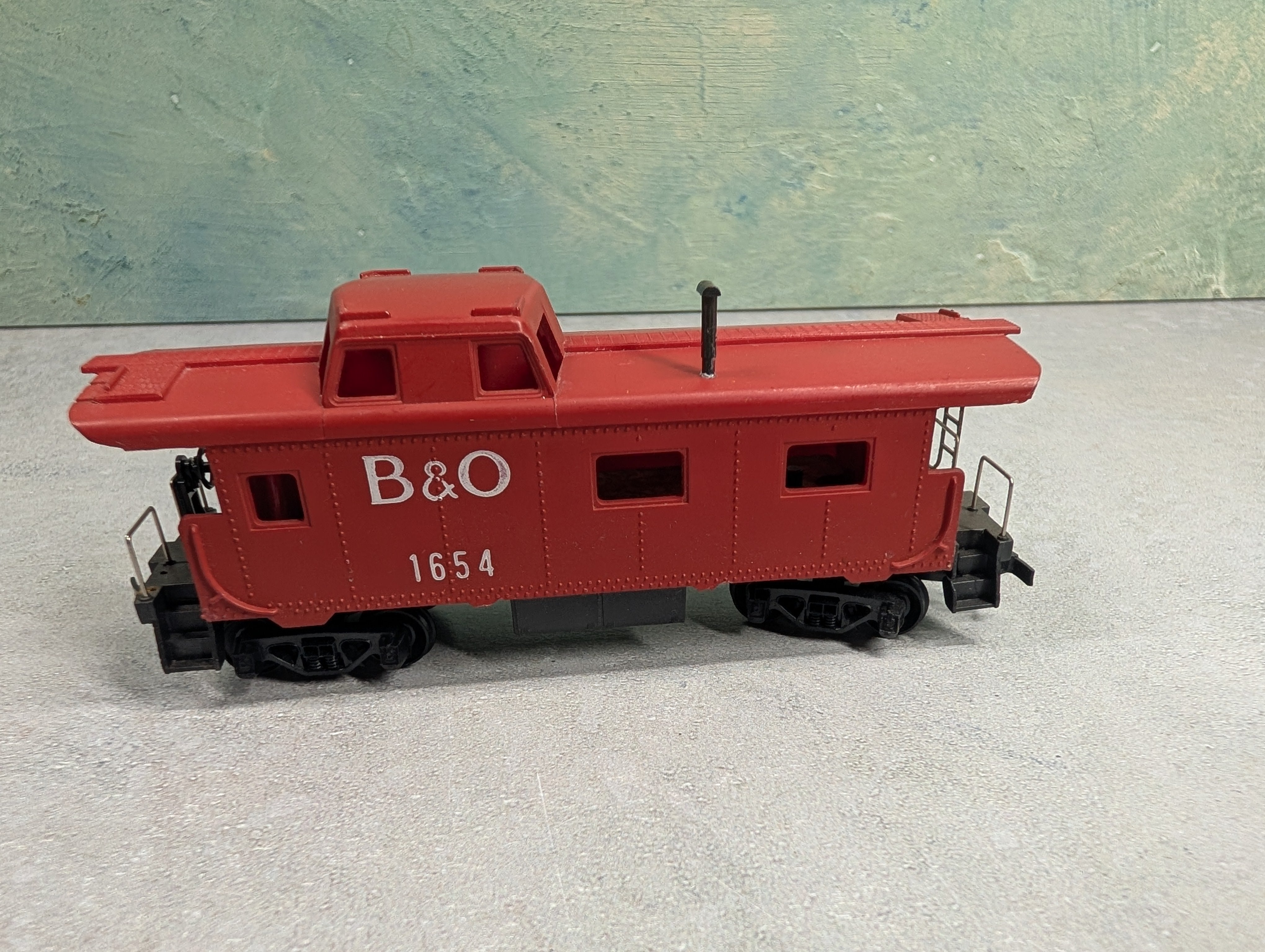 USED HO Scale Caboose Baltimore and Ohio B&O #1654