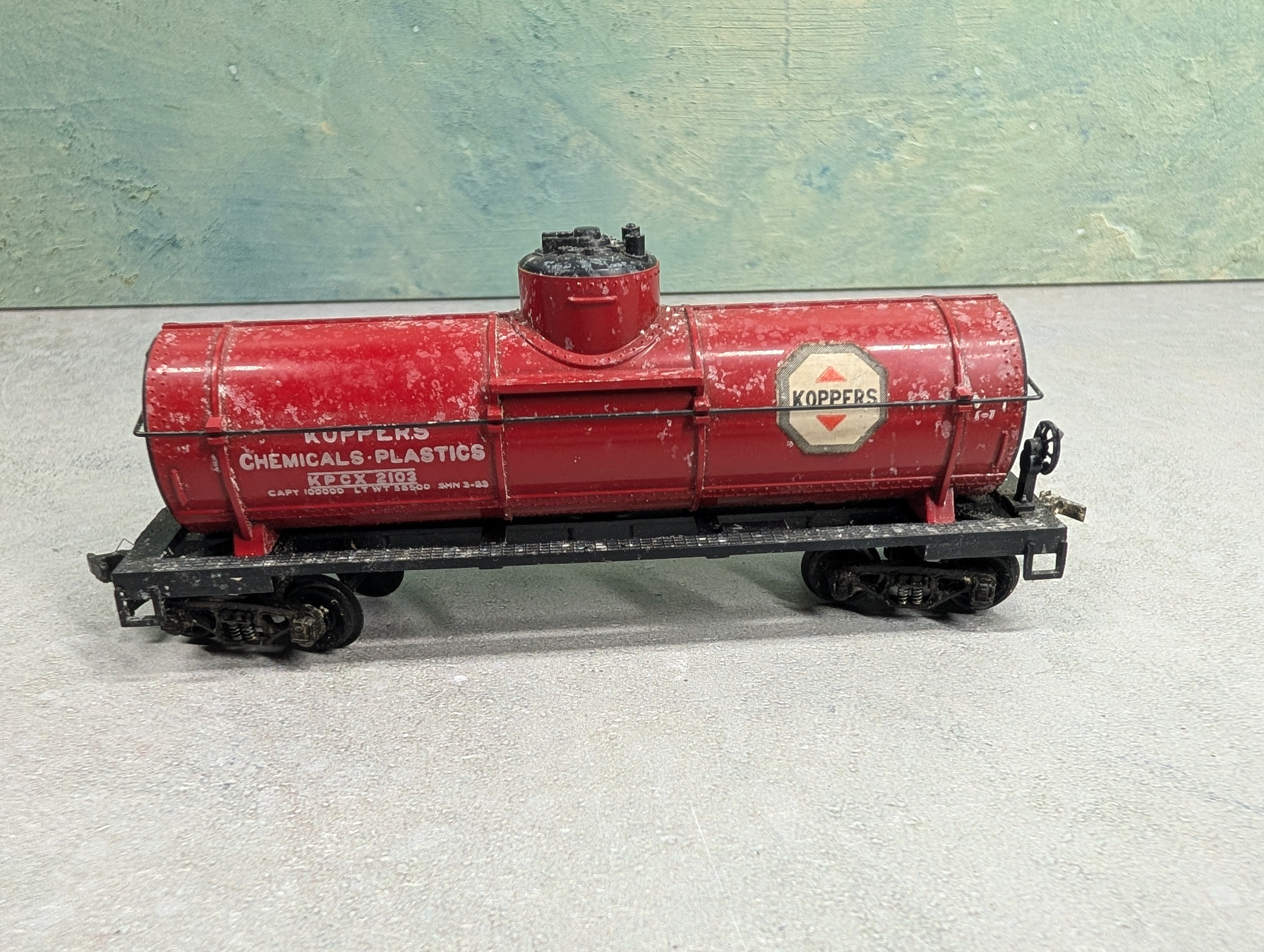 USED Varney HO Scale Tank Car Koppers KPCS #2103