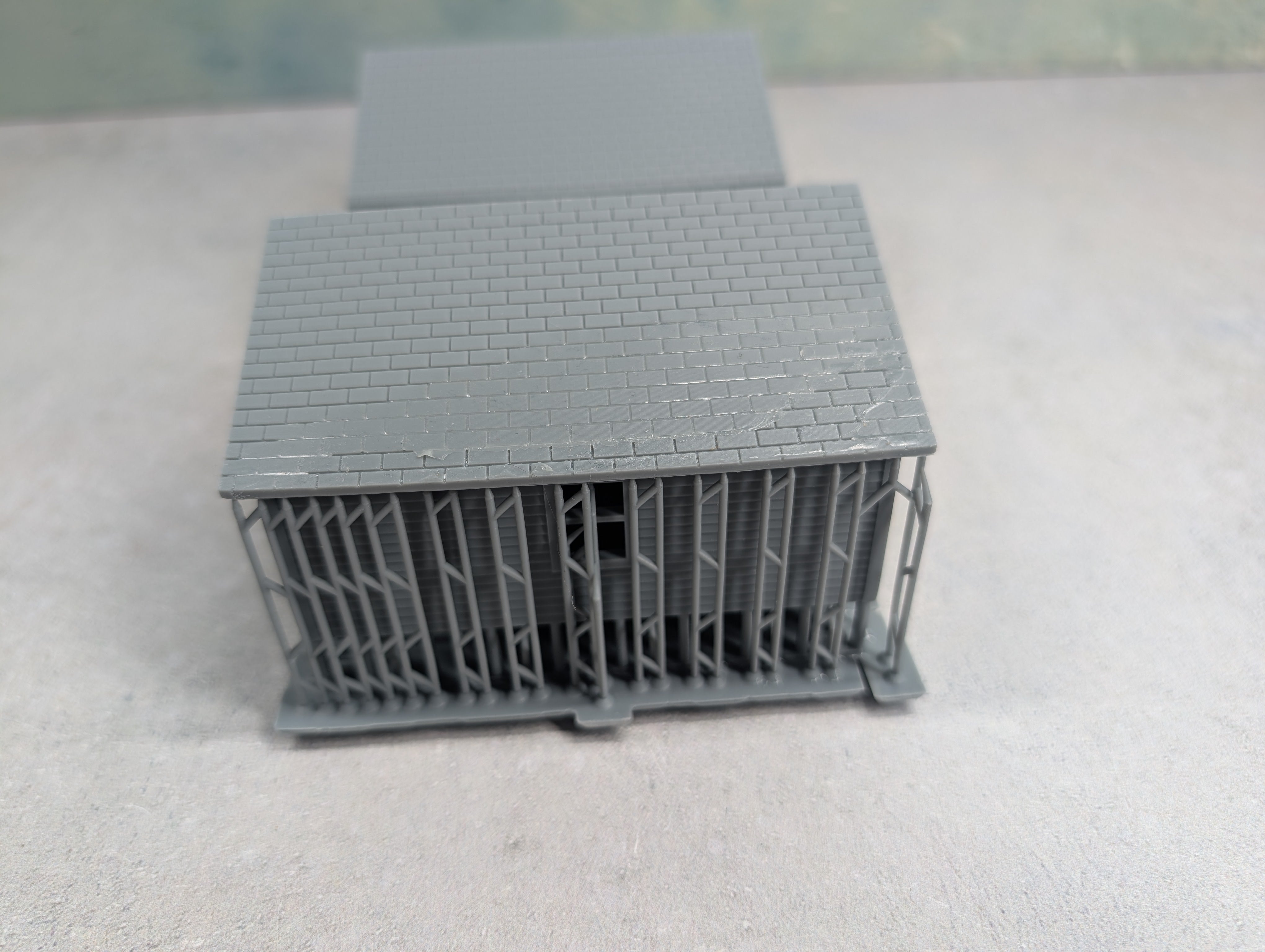 Whistle Stop Models HO6013 HO Scale Set of Garages, Resin 3D Printed, Highly Detailed