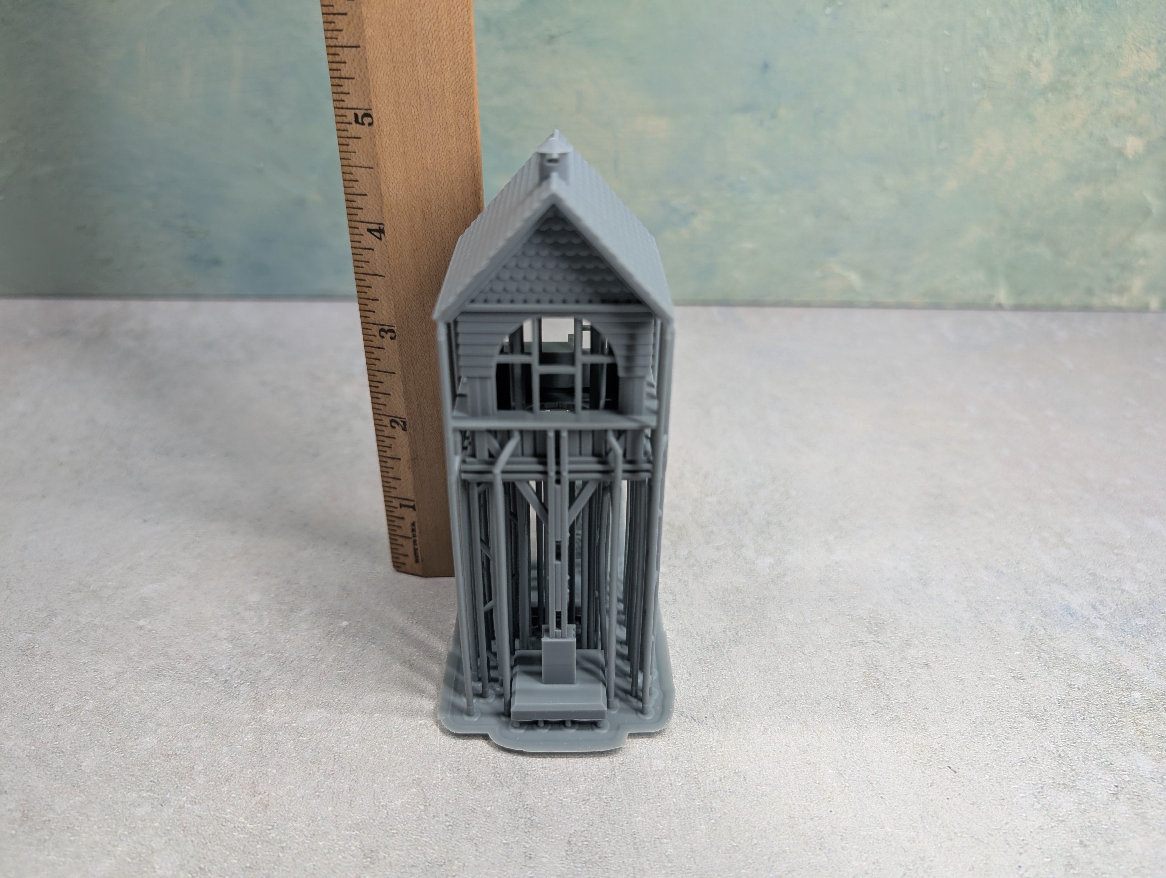 Whistle Stop Models HO7704 HO Scale Crossing Tower, Resin 3D Printed, Highly Detailed