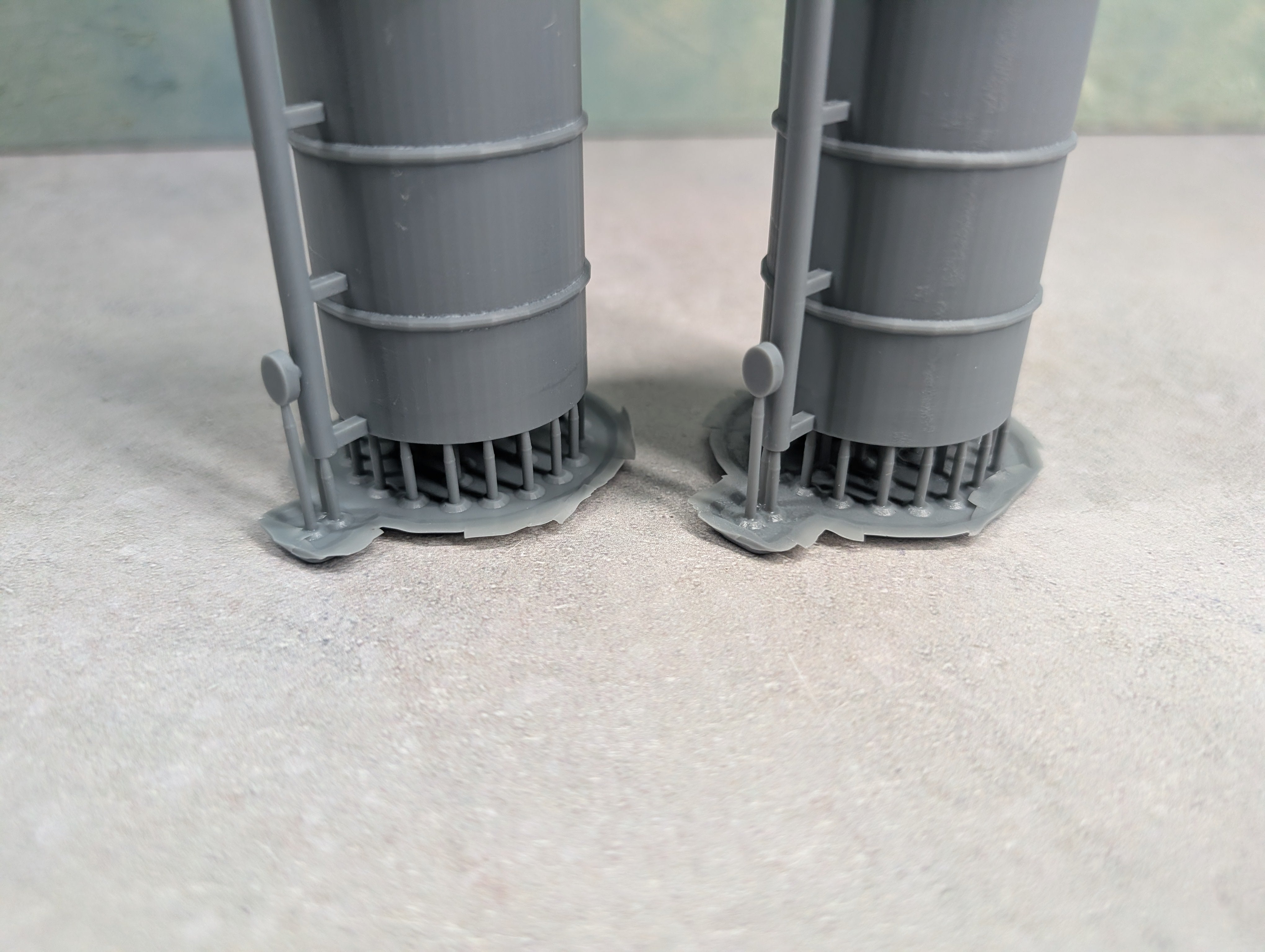 Whistle Stop Models HO8007 HO Scale Set of Dairy Farm Tanks, Resin 3D Printed, Highly Detailed