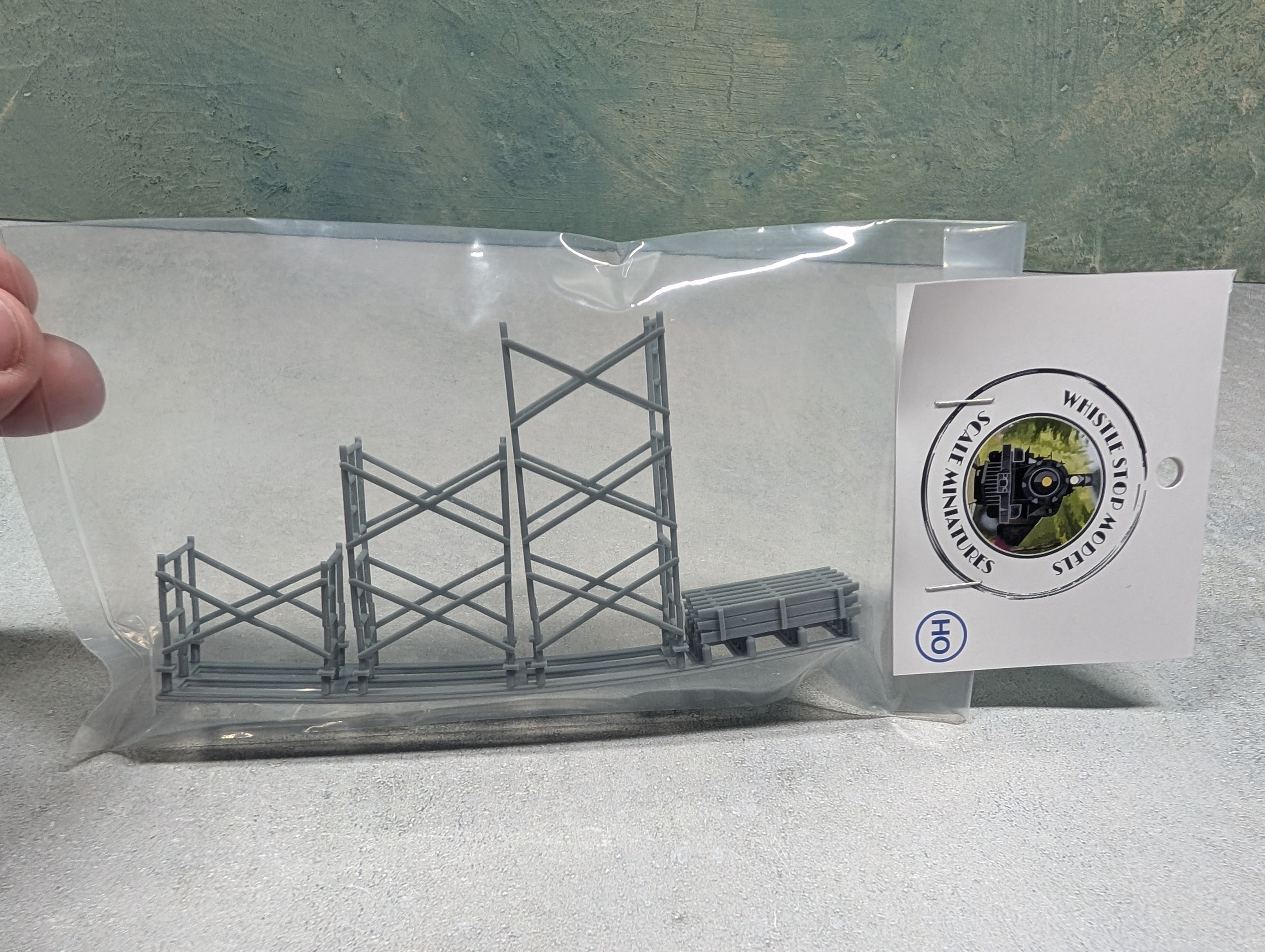 Whistle Stop Models HO1020 HO Scale Scaffold, Resin 3D Printed, Highly Detailed
