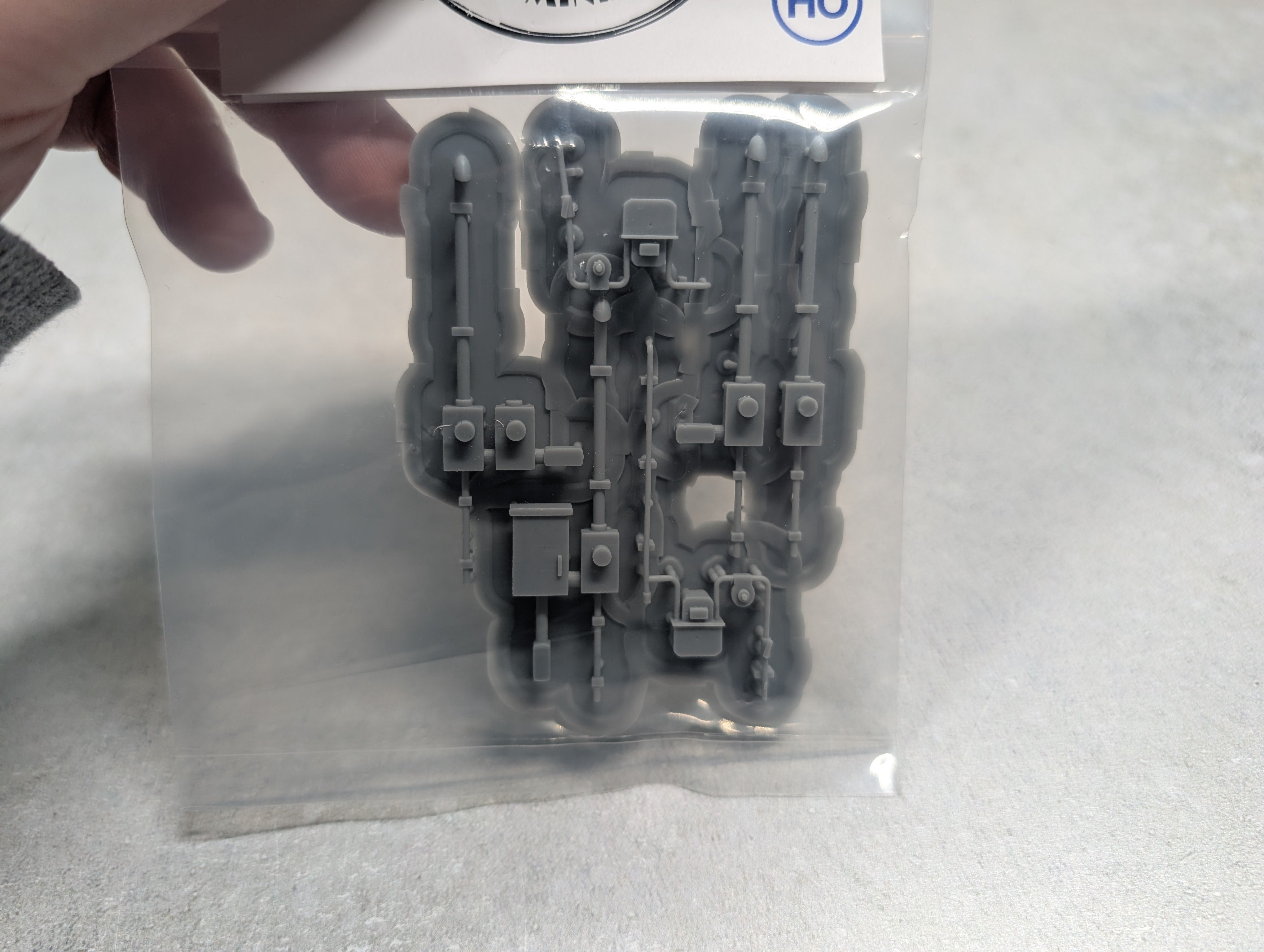 Whistle Stop Models HO1000 HO Scale Utility Meter, Resin 3D Printed, Highly Detailed