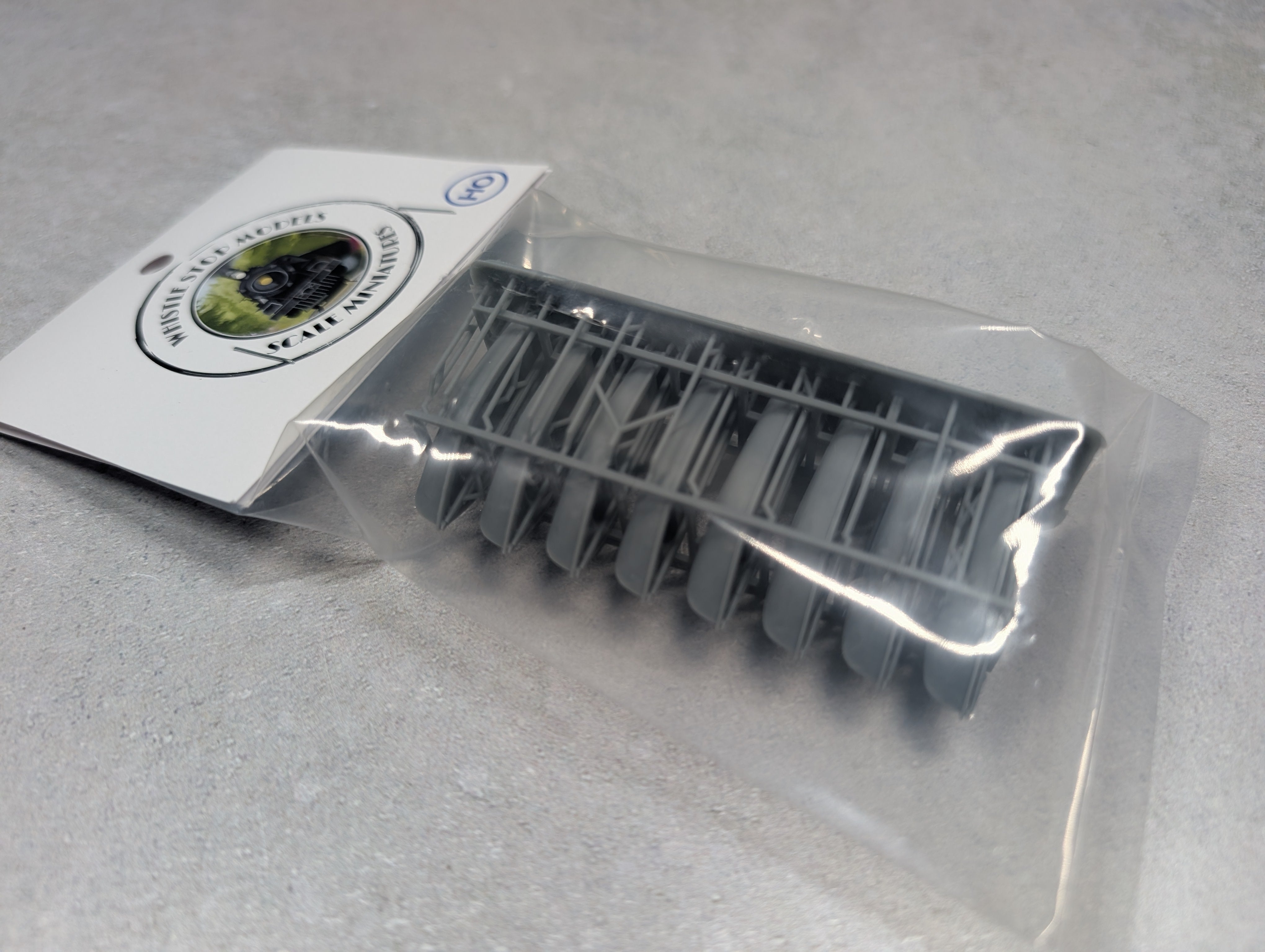 Whistle Stop Models HO1017 HO Scale Row Boats, Resin 3D Printed, Highly Detailed (8 pcs)