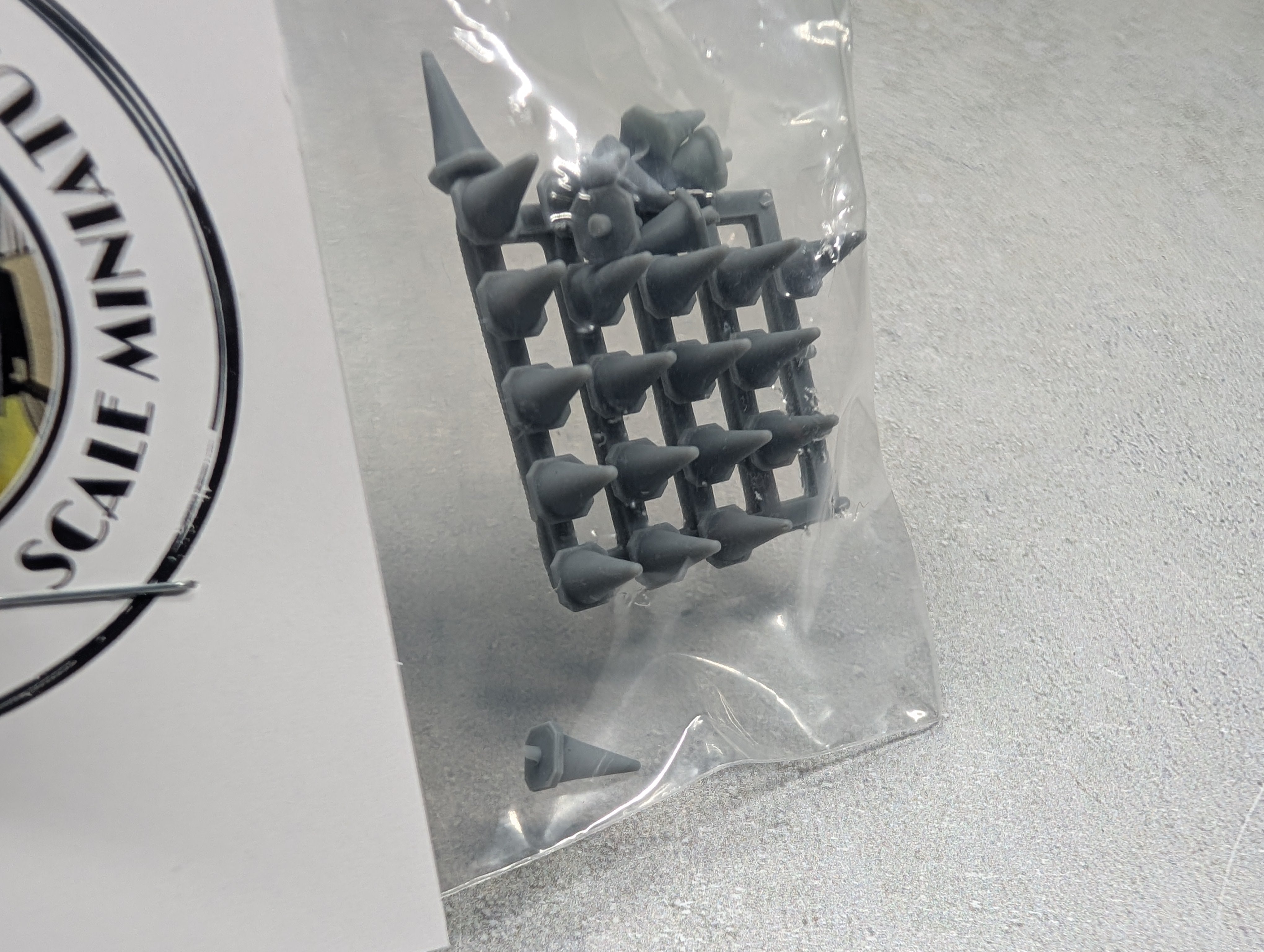 Whistle Stop Models HO2209 HO Scale Road Cones, Resin 3D Printed, Highly Detailed (25 pcs)