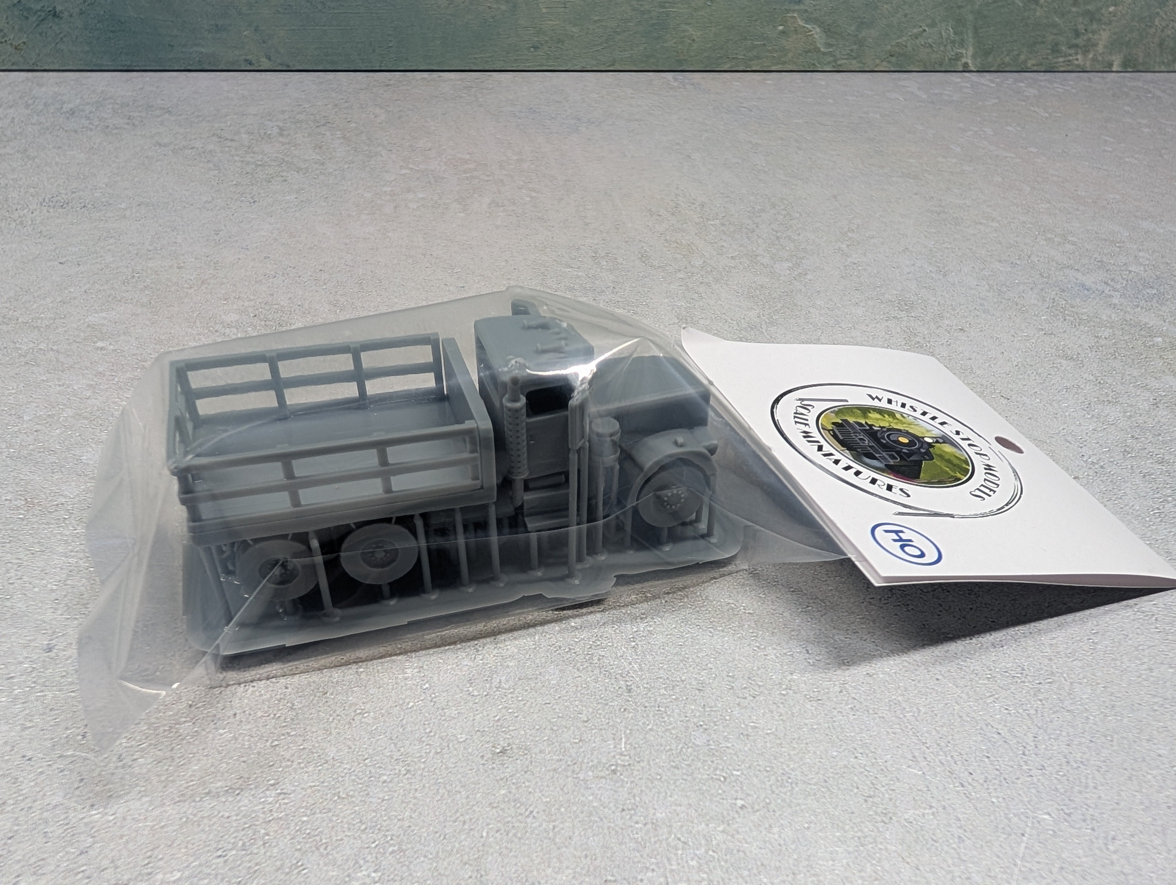 Whistle Stop Models HO3020 HO Scale Farm Grain Truck, Resin 3D Printed, Highly Detailed