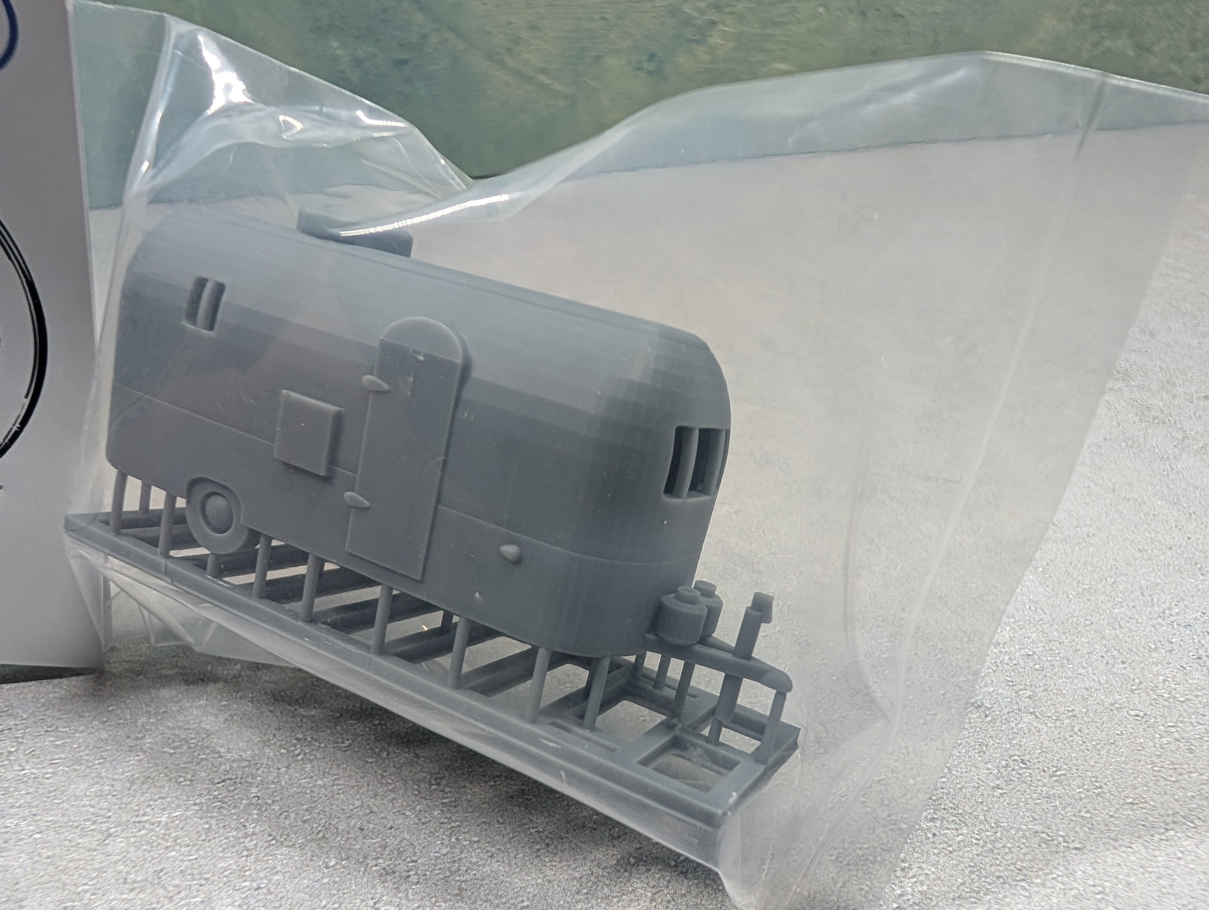 Whistle Stop Models HO3017 HO Scale Airstream Camper, Resin 3D Printed, Highly Detailed