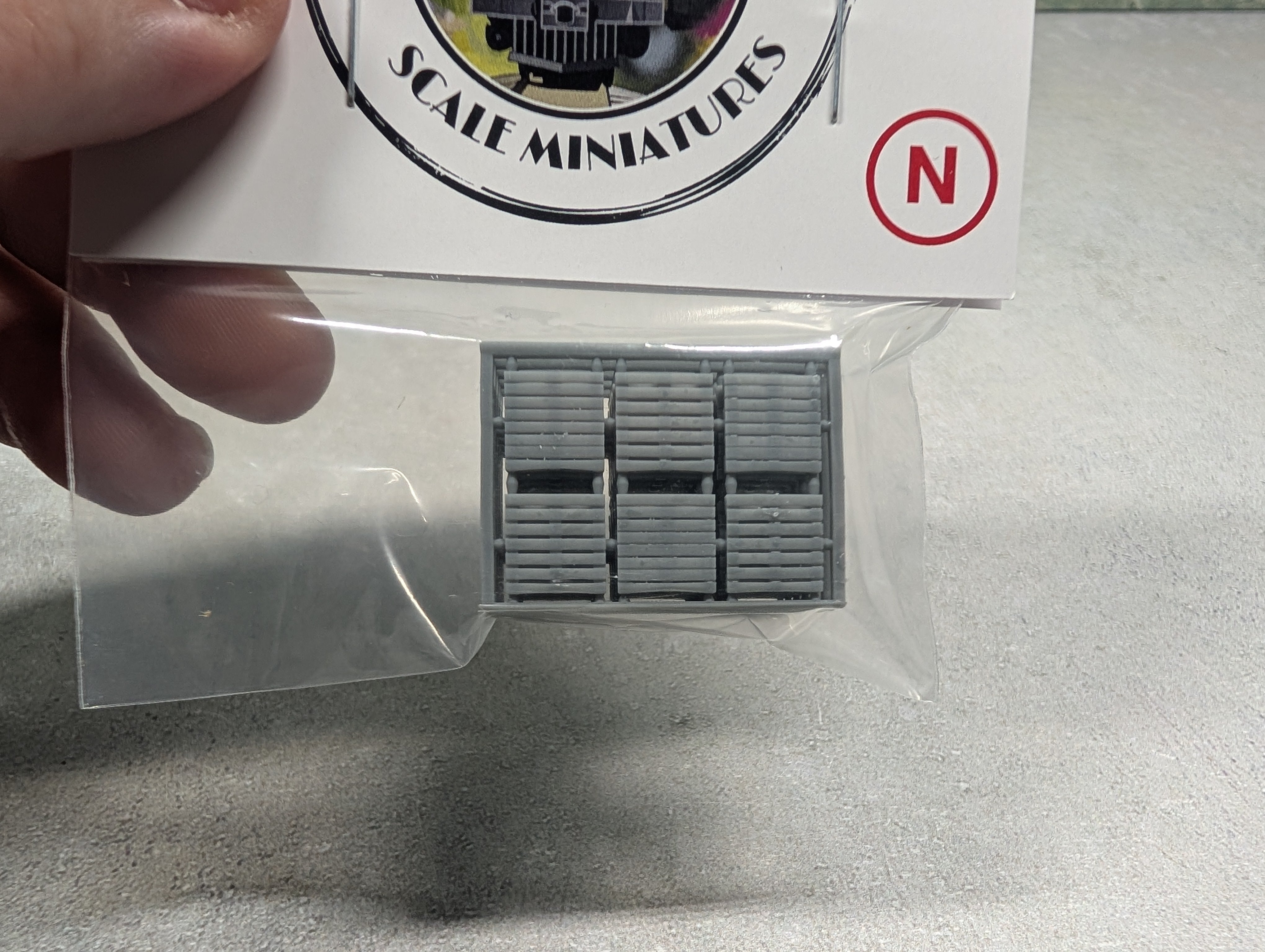 Whistle Stop Models N1001 N Scale 30 Pallets, Resin 3D Printed, Highly Detailed