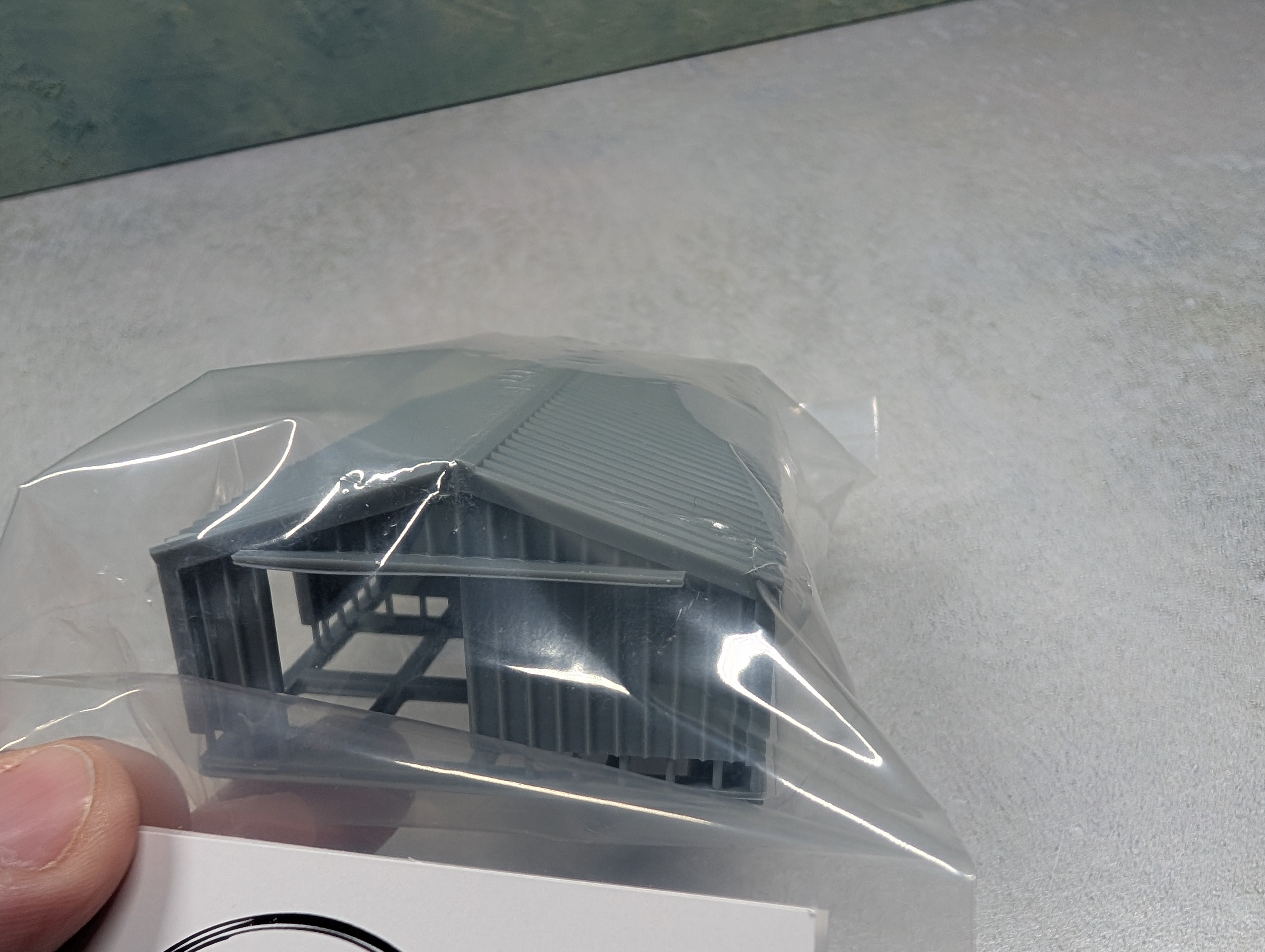 Whistle Stop Models N8005 N Scale Small Pole Barn, Resin 3D Printed, Highly Detailed