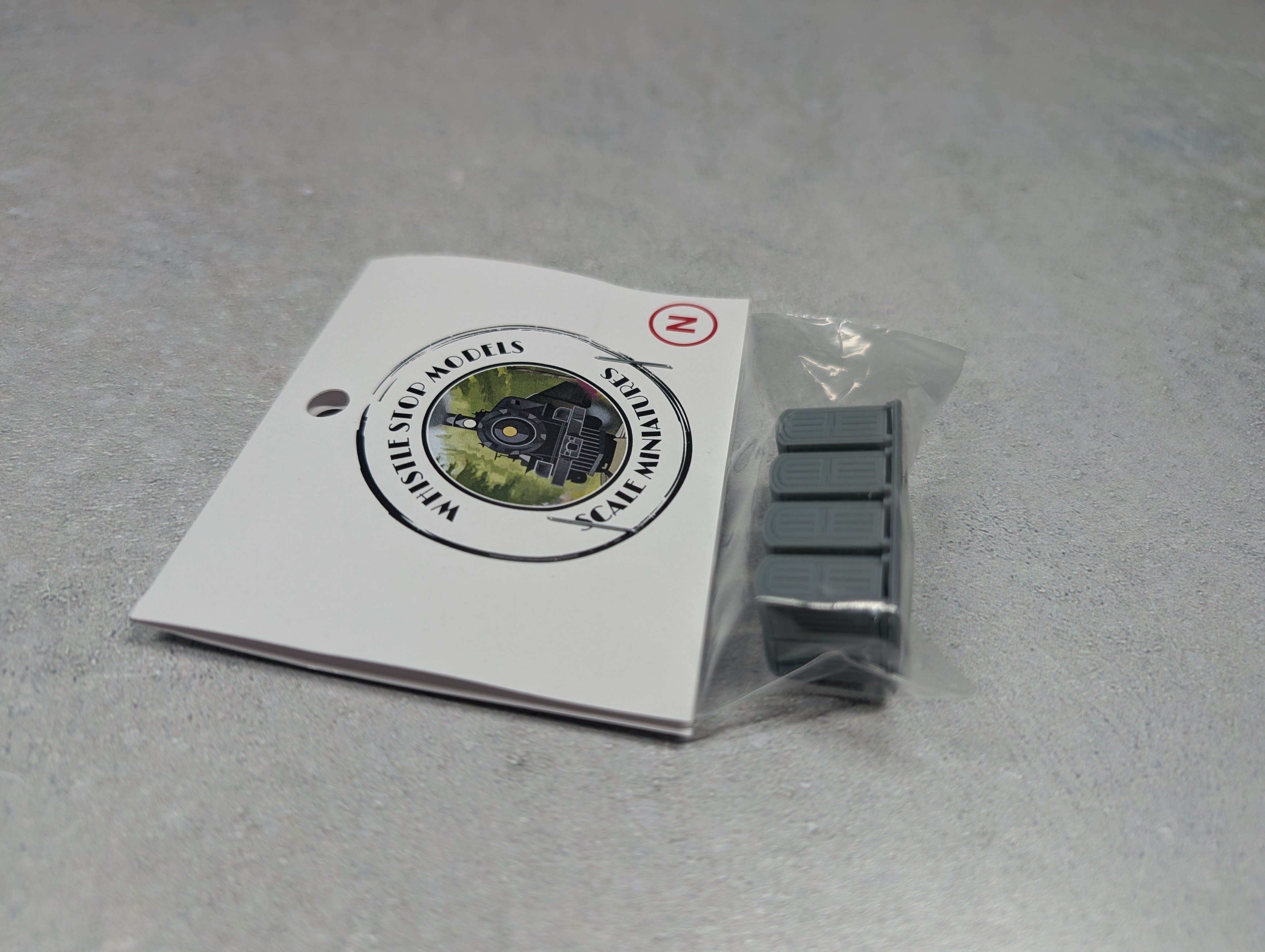 Whistle Stop Models N1005 N Scale Porta Pottys, Resin 3D Printed, Highly Detailed (8 pcs)