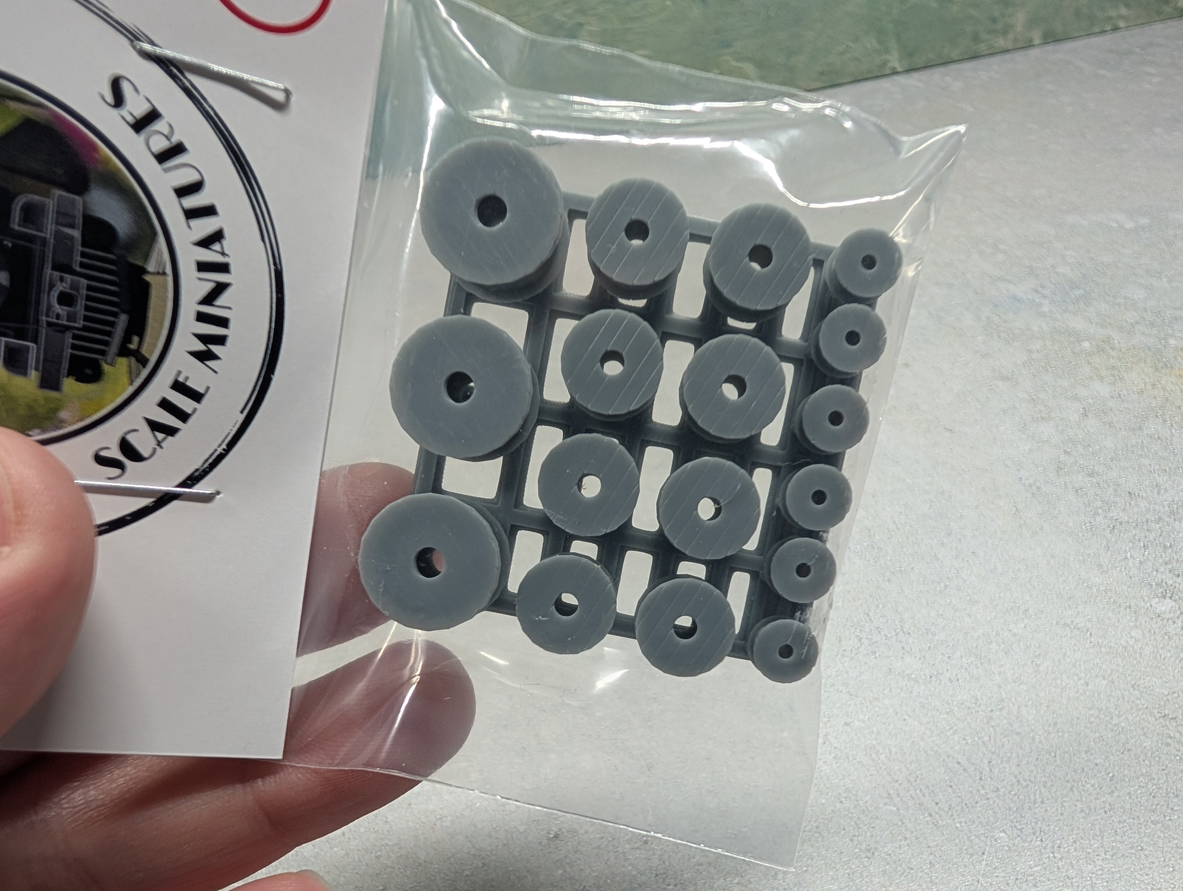 Whistle Stop Models N9011 N Scale Small Cable Spools, Resin 3D Printed, Highly Detailed (17 pcs)