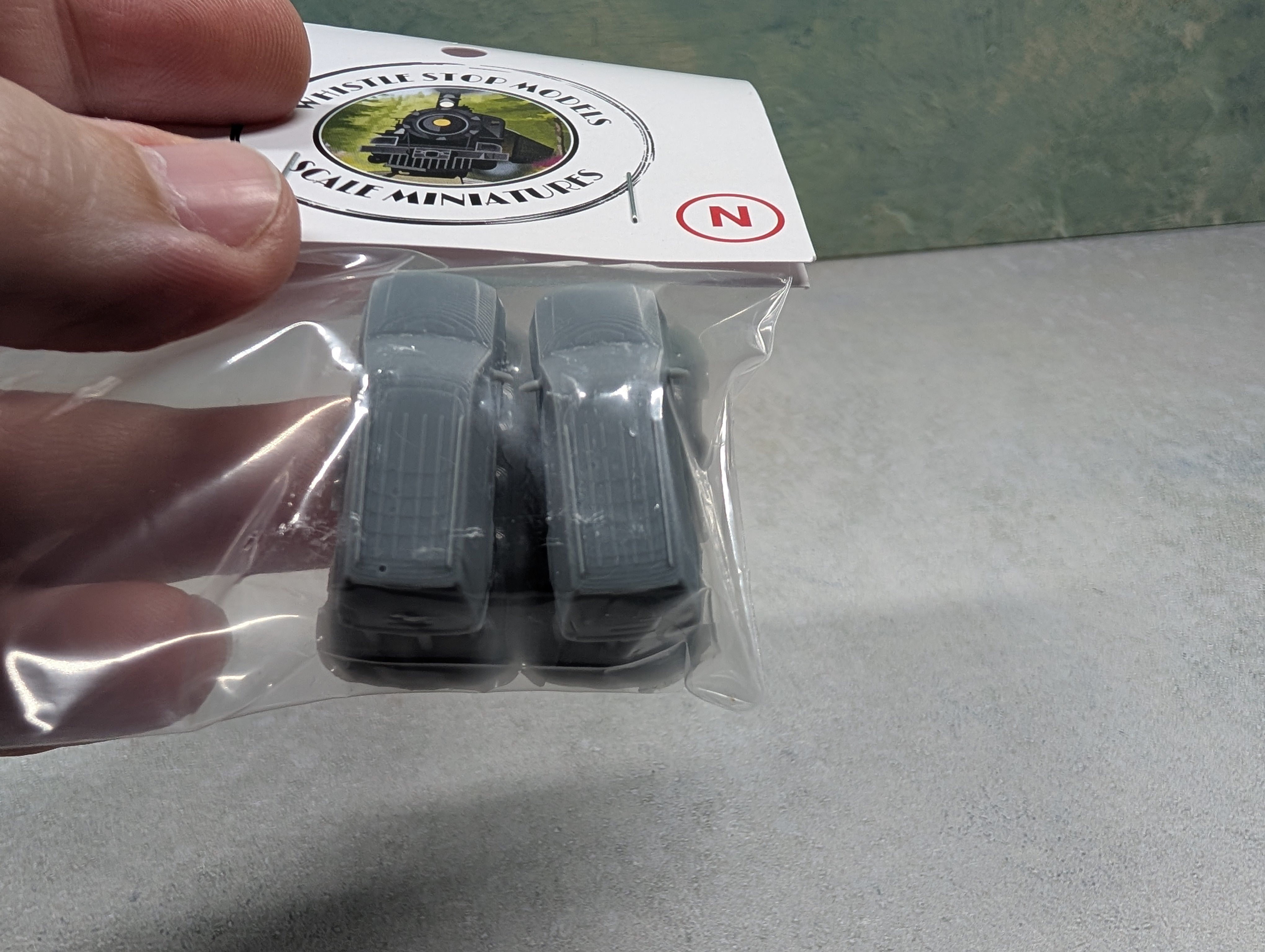 Whistle Stop Models N3021 N Scale GMC Yukon 2000s Vehicle, Resin 3D Printed, Highly Detailed (2 pcs)