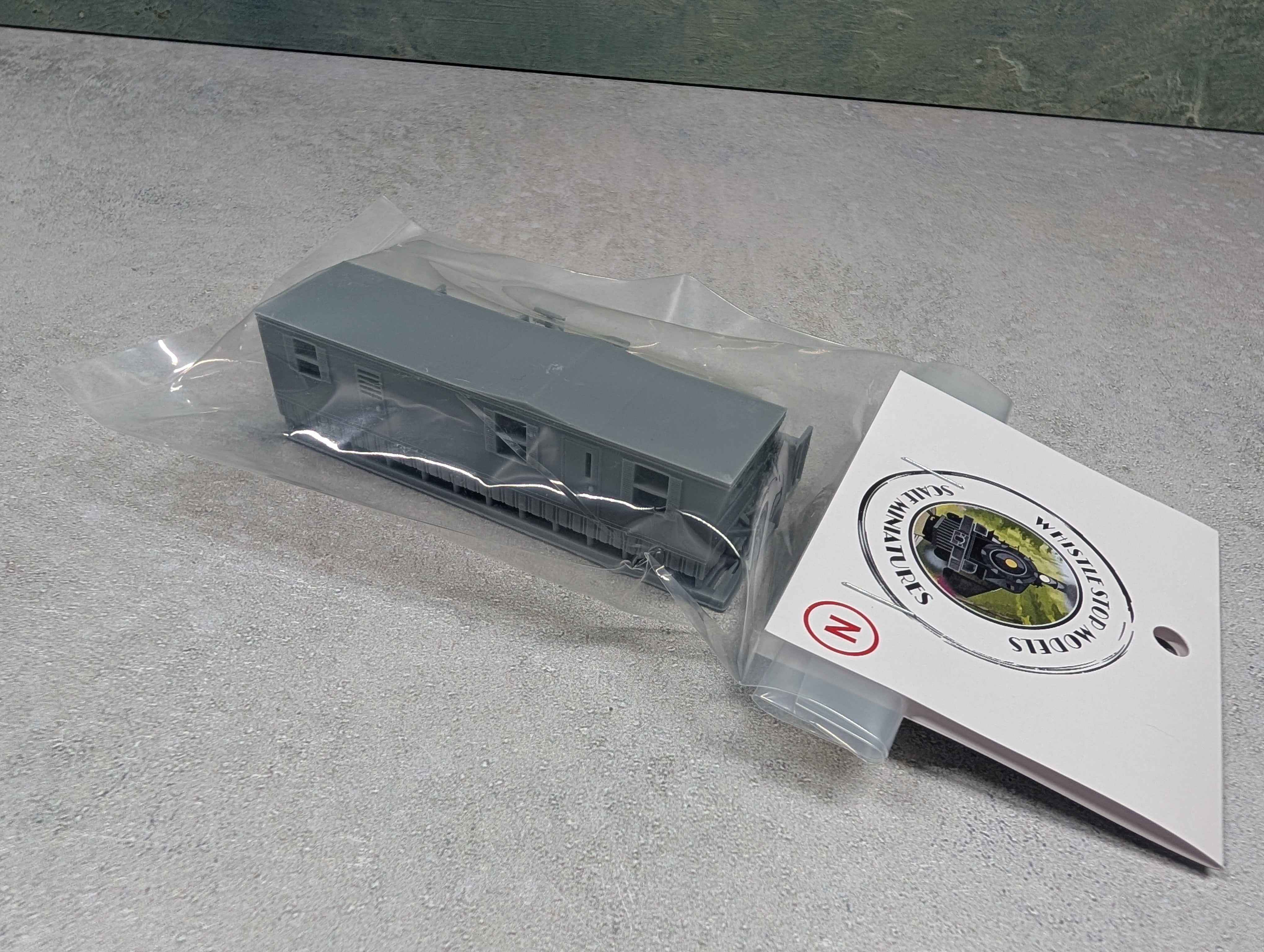 Whistle Stop Models N6002 N Scale Trailer Home Design 2, Resin 3D Printed, Highly Detailed