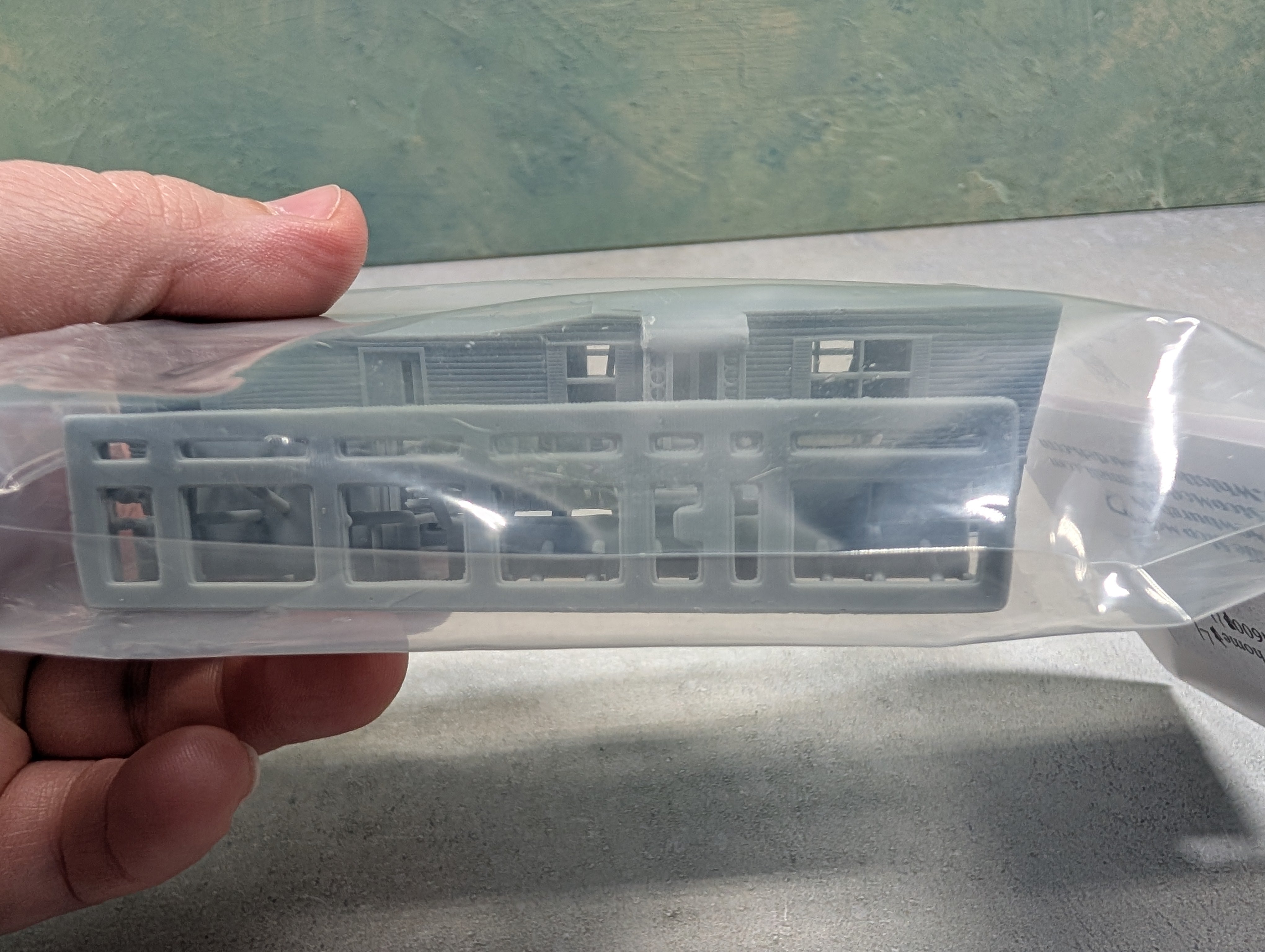 Whistle Stop Models N6004 N Scale Trailer Home Design 4, Resin 3D Printed, Highly Detailed