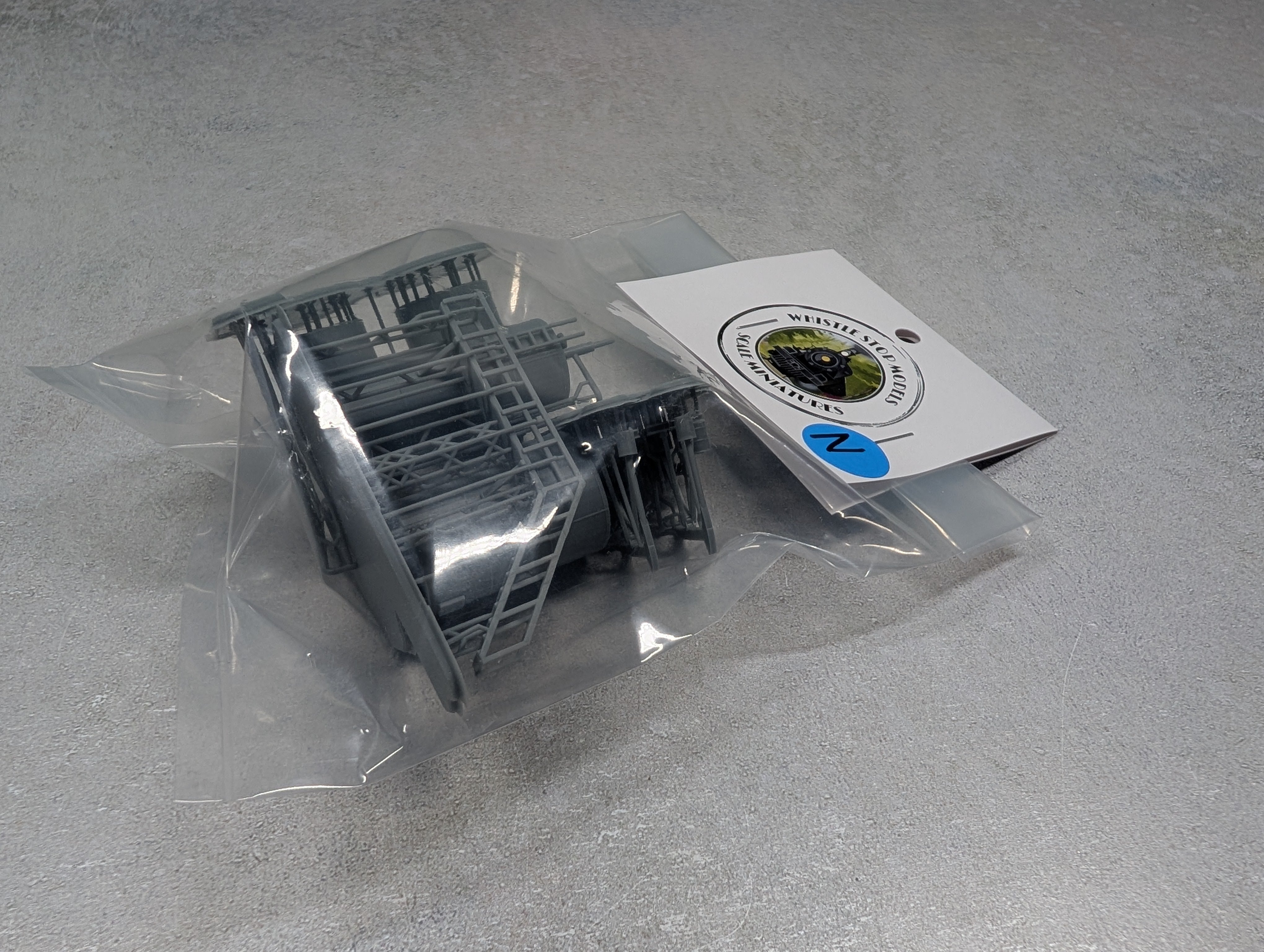 Whistle Stop Models N7004 N Scale Small Oil Field Scene, Resin 3D Printed, Highly Detailed