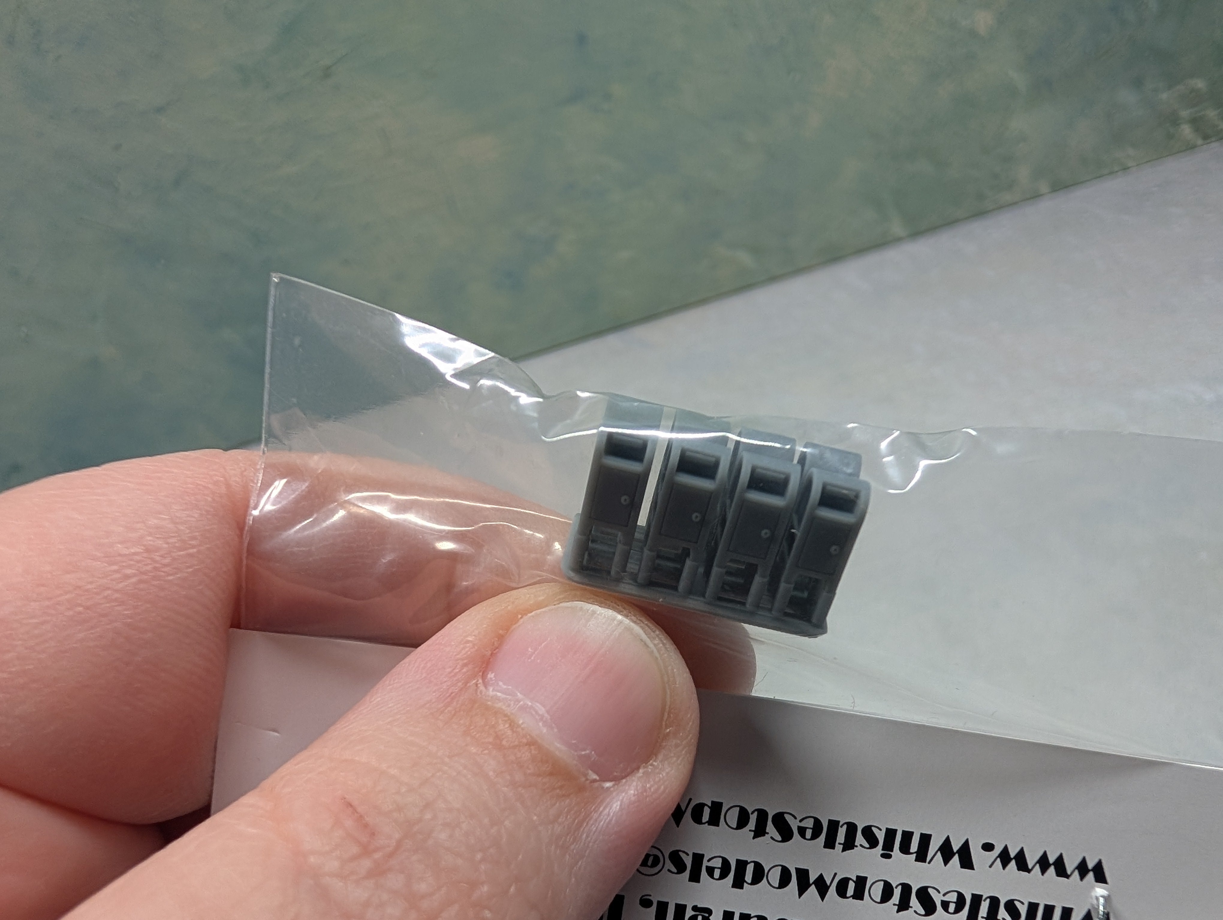 Whistle Stop Models N1009 N Scale Mail Post Boxes, Resin 3D Printed, Highly Detailed (8 pcs)