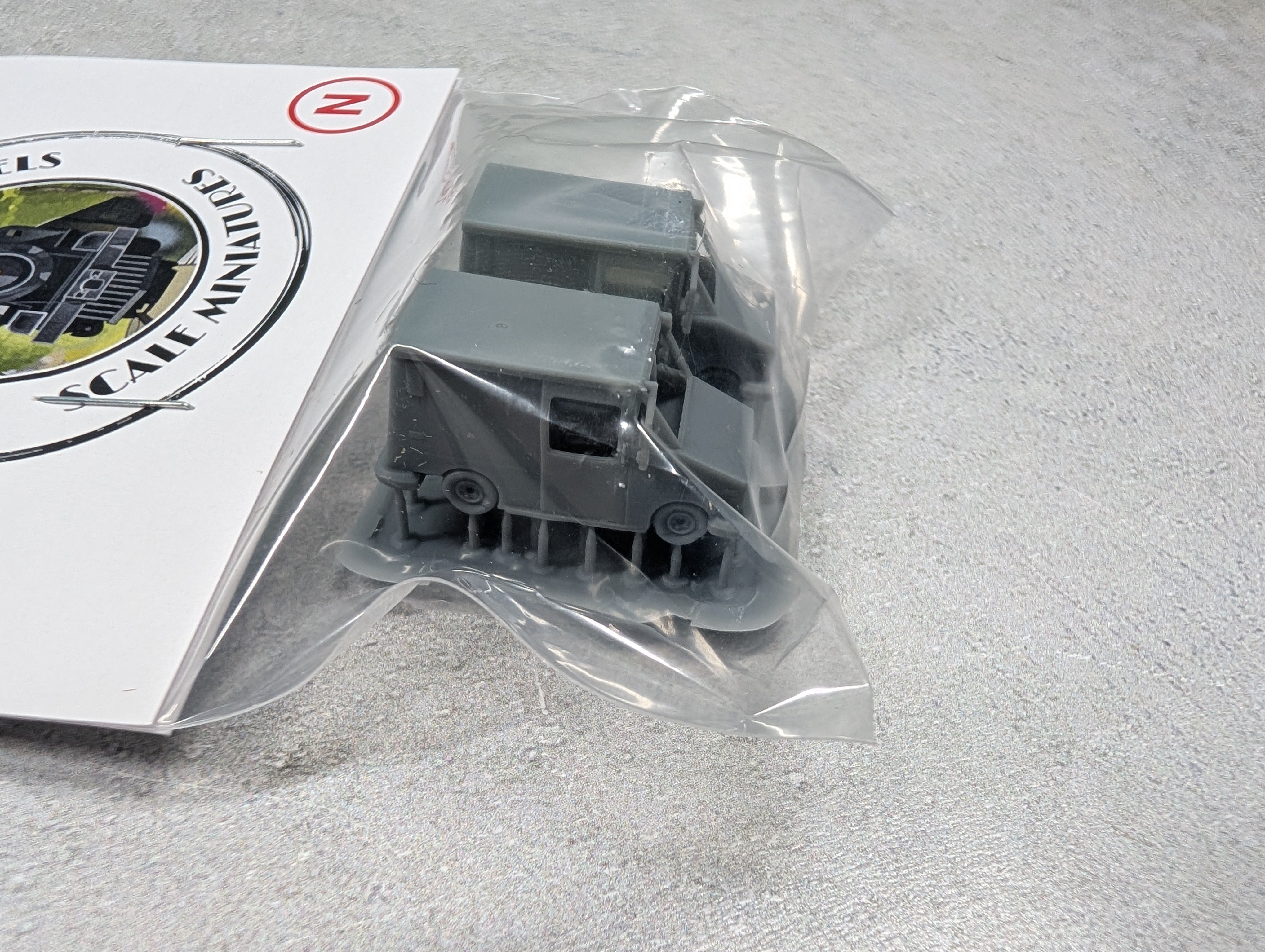 Whistle Stop Models N3024 N Scale Set of US Mail Trucks, Resin 3D Printed, Highly Detailed (2 pcs)