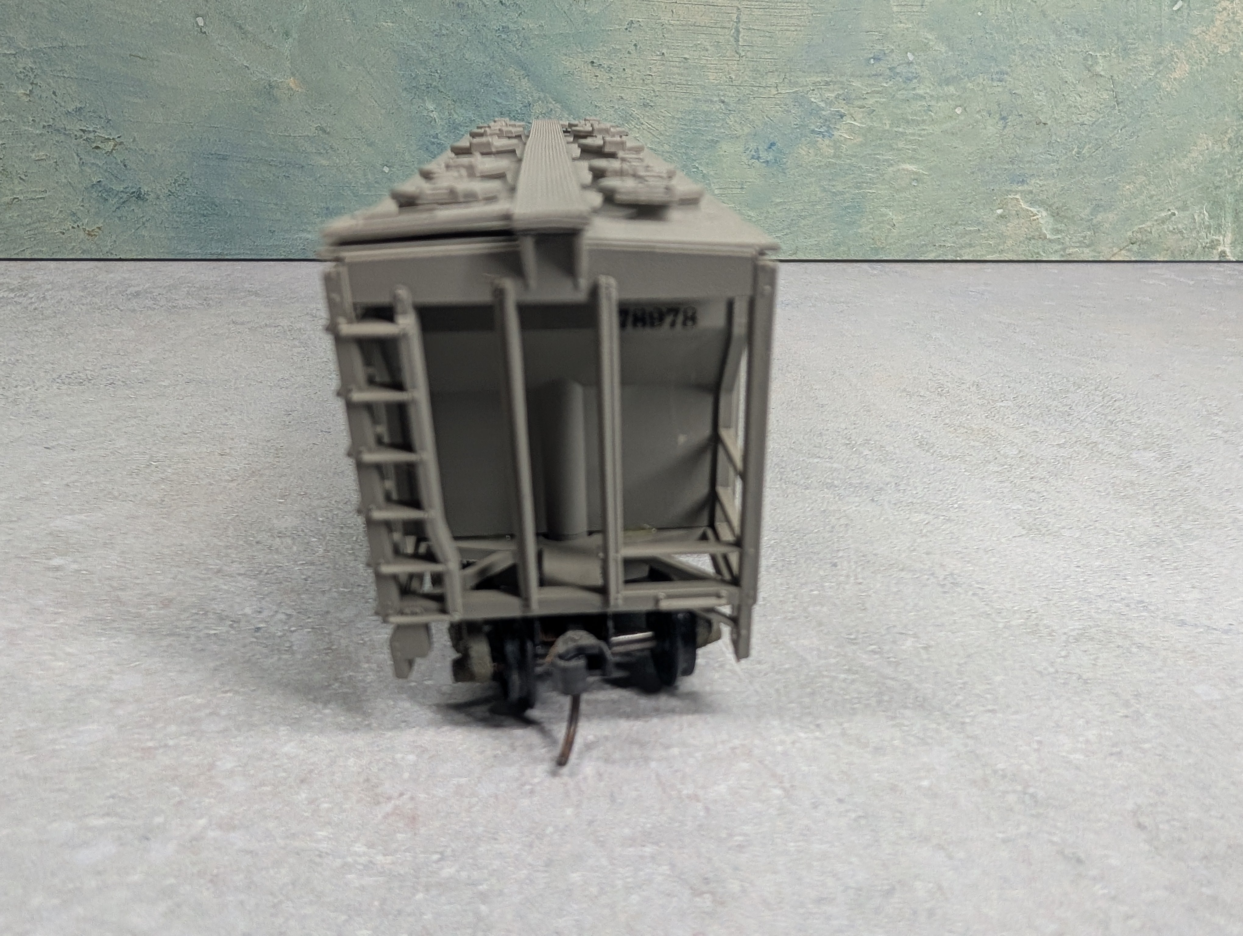 USED E&B VALLEY HO Scale PS-2 Covered Hopper, Robins Rails/Bev-Bel Reading RDG #78978