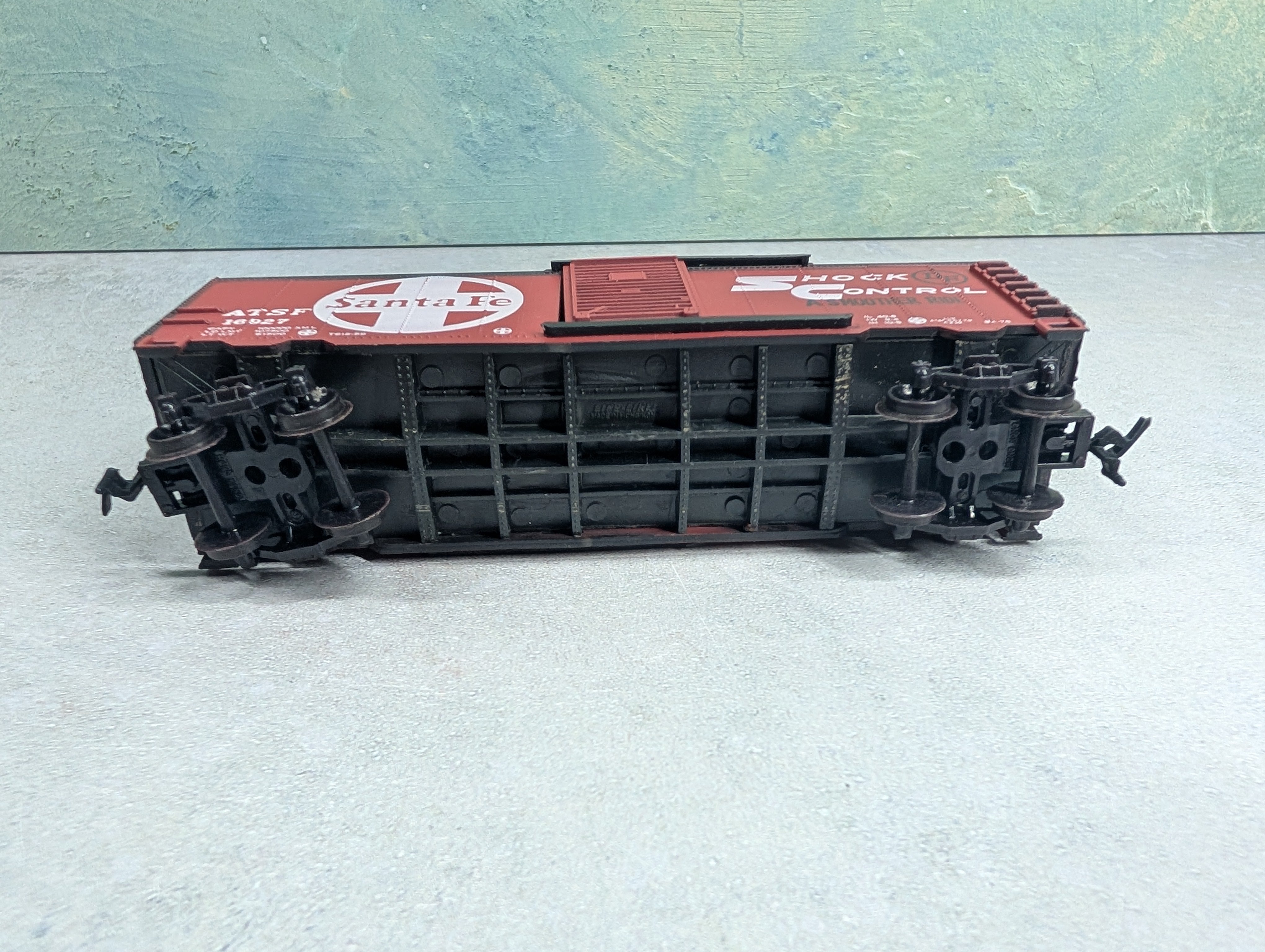 USED Life-Like HO Scale 40' Box Car Santa Fe ATSF #16927