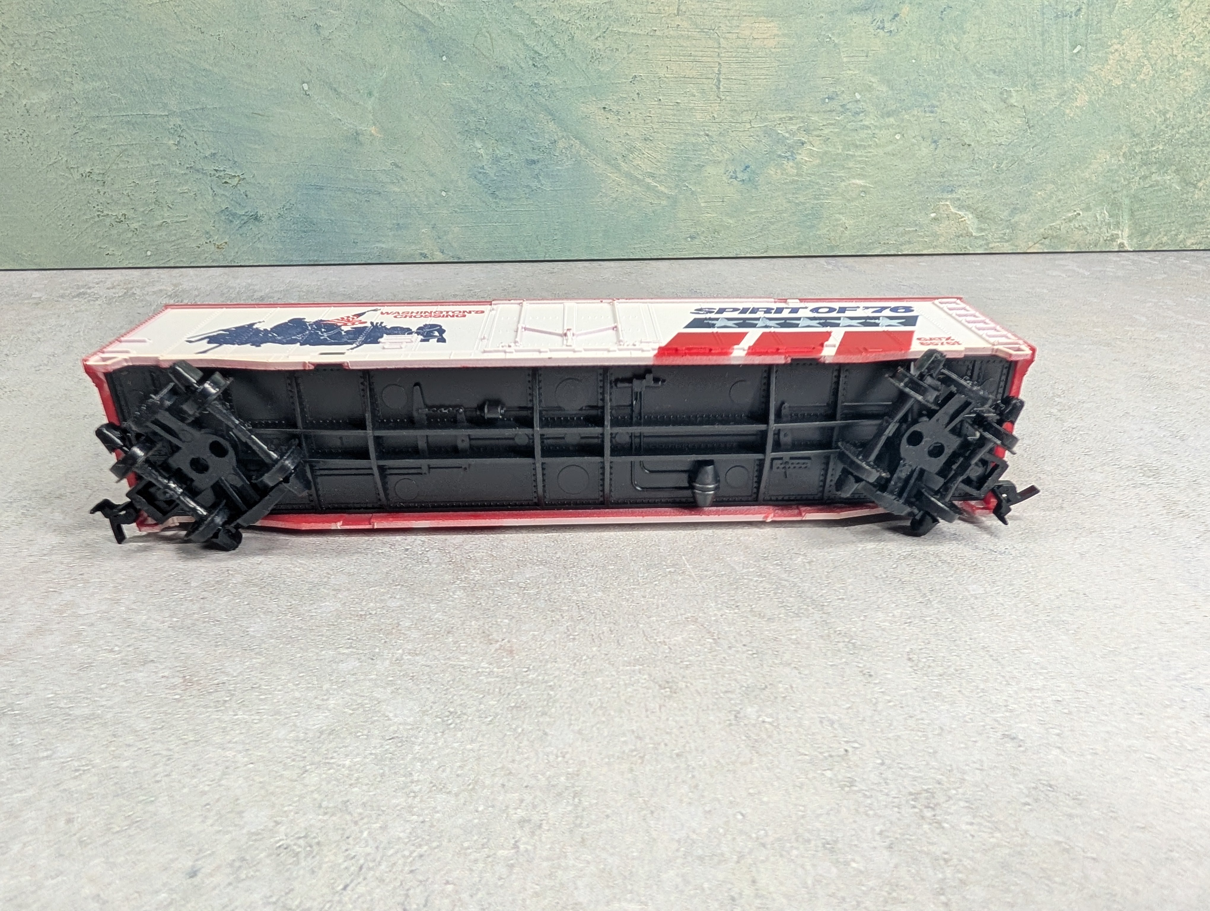USED Tyco HO Scale 50' Box Car Spirit of '76 GATX #85761 Washington's Crossing