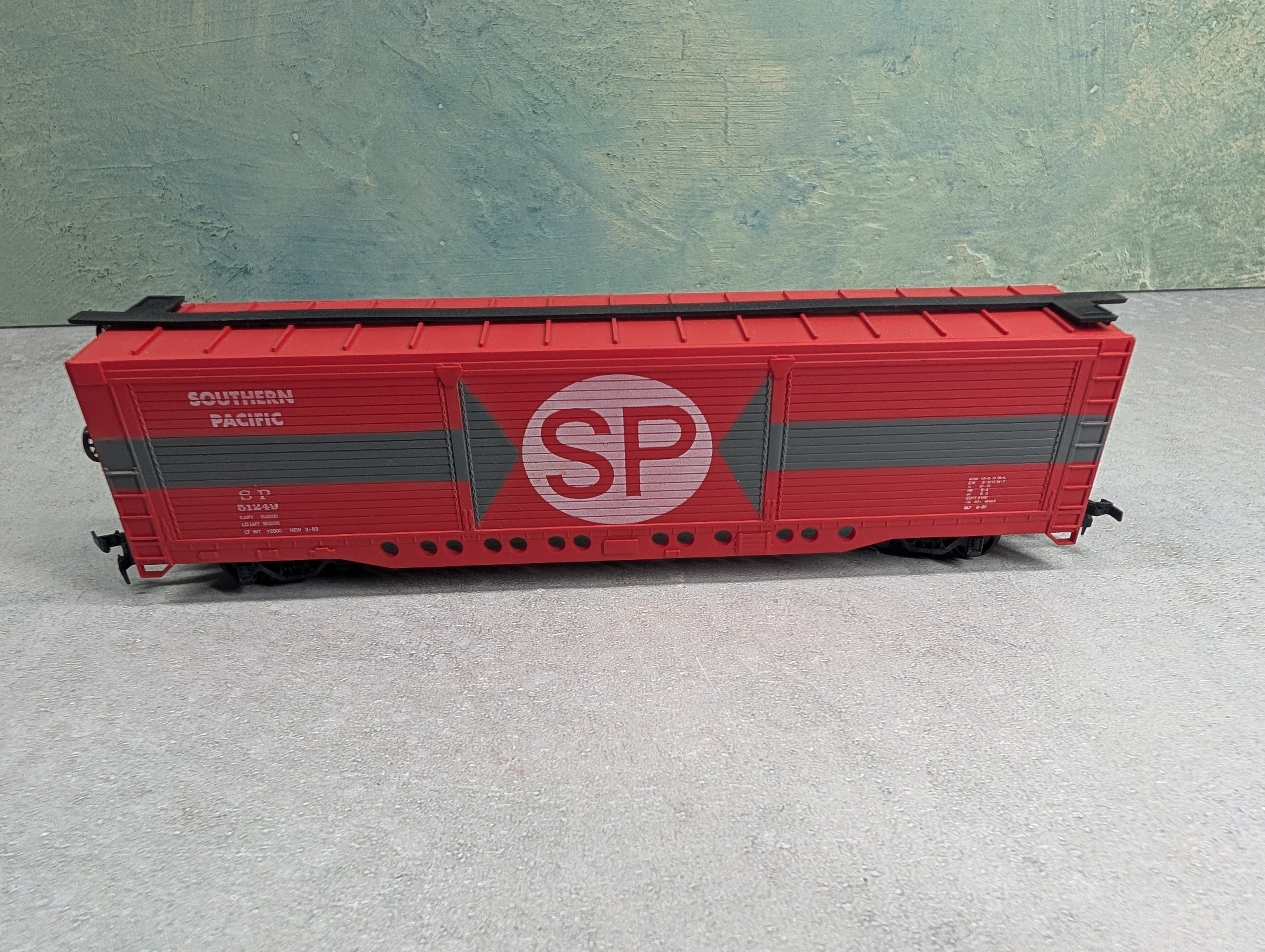 USED AHM HO Scale 55' All Door Box Car Southern Pacific SP #51249