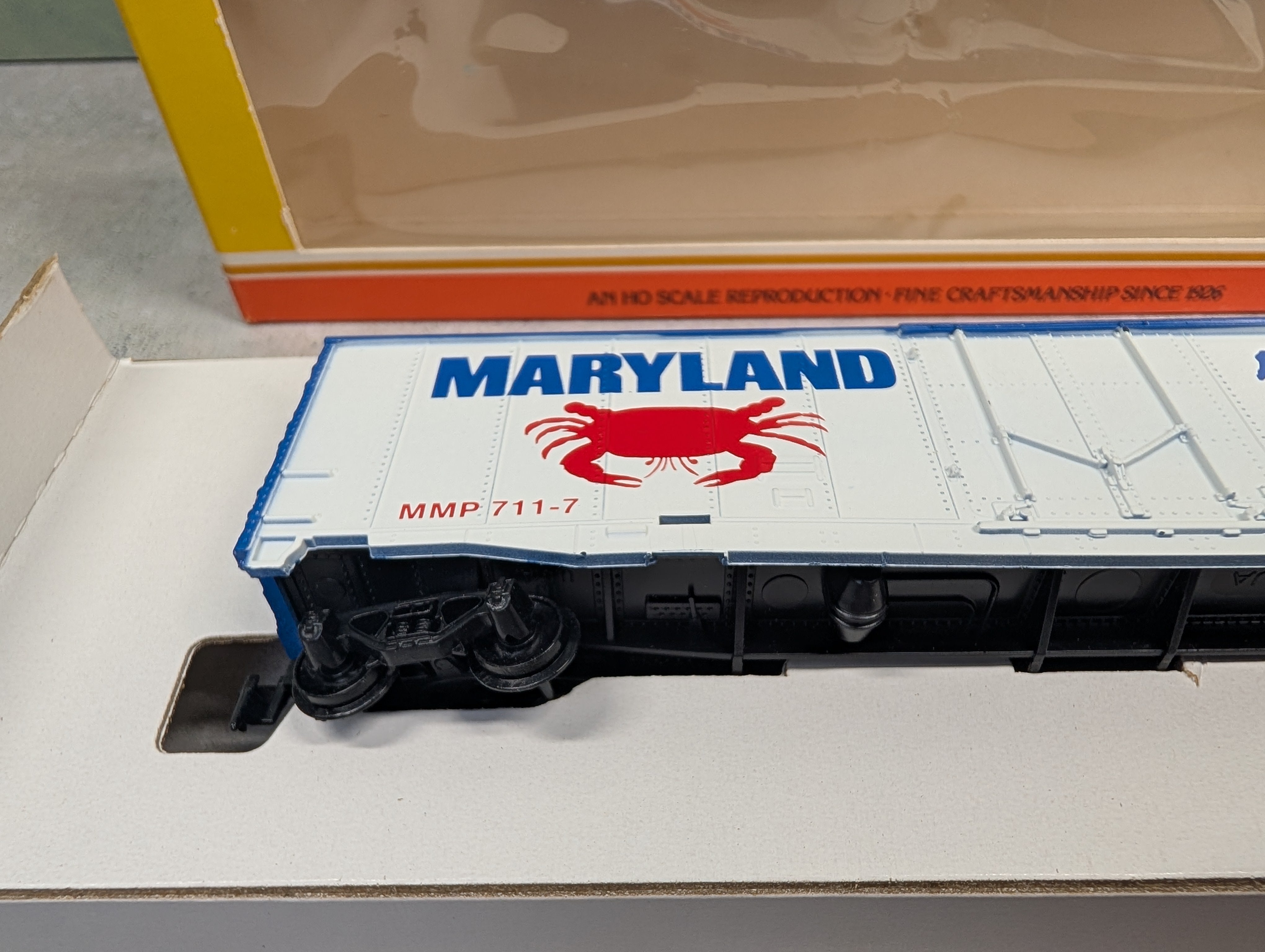 USED Mantua #711-7 HO Scale State Box Car Maryland The Old Line State