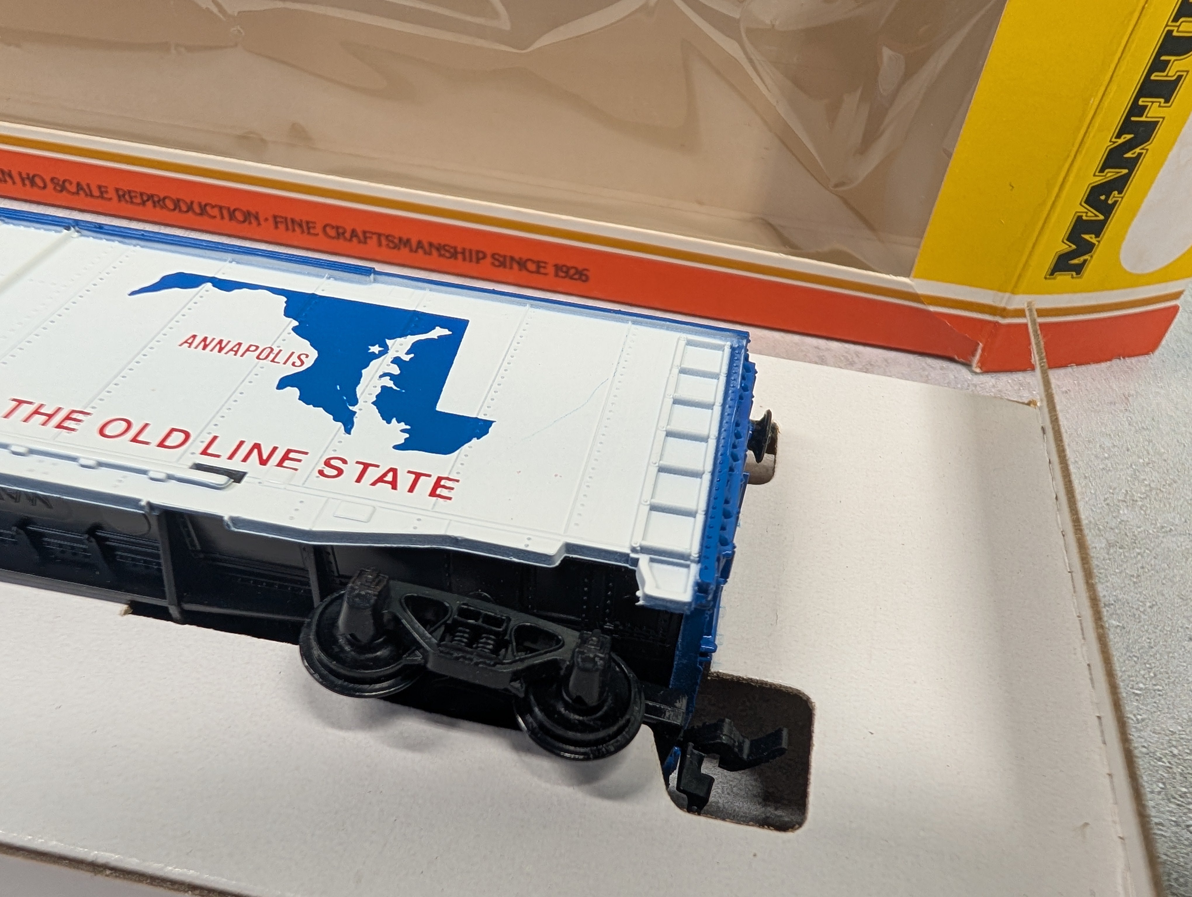 USED Mantua #711-7 HO Scale State Box Car Maryland The Old Line State