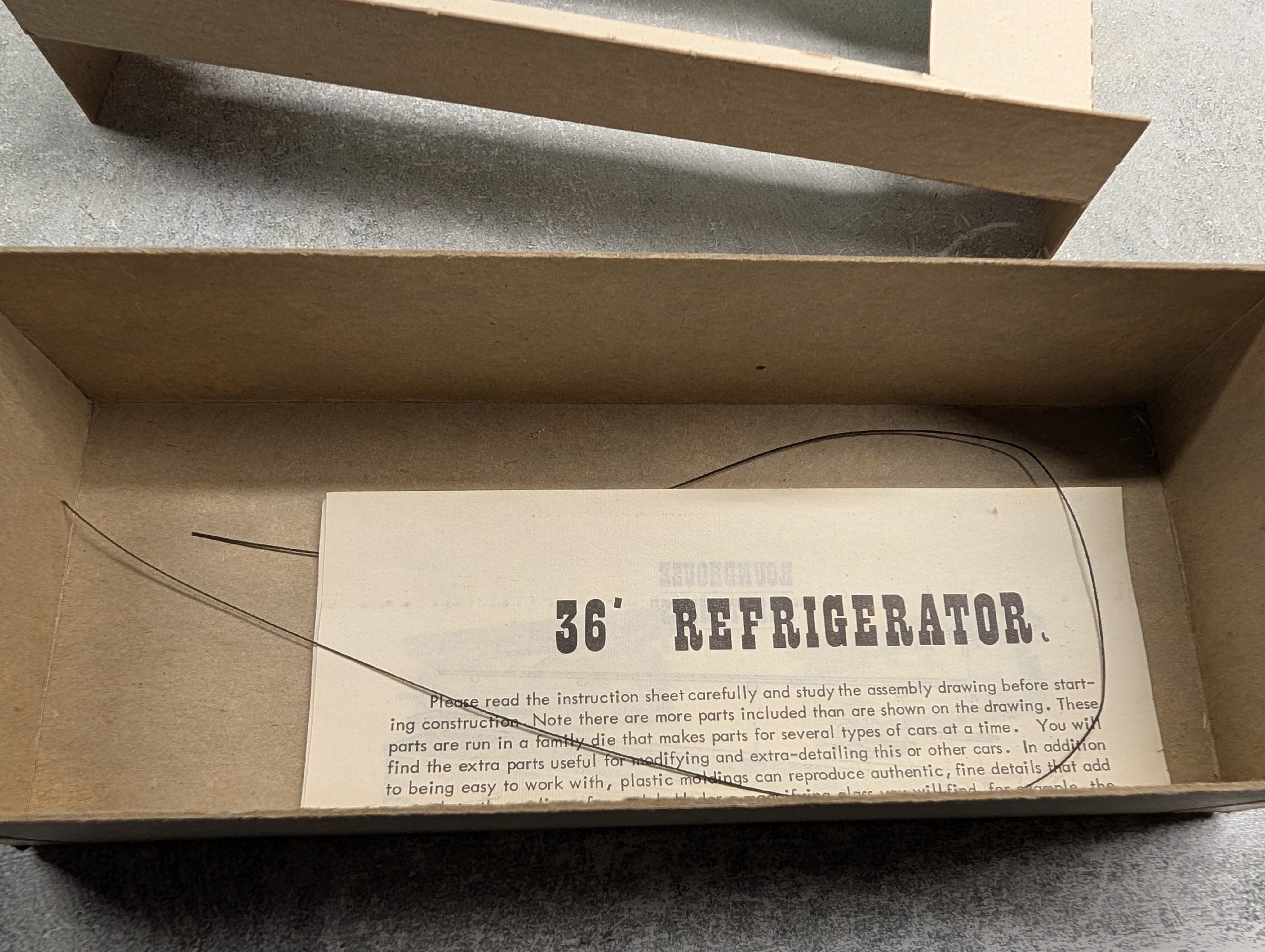 USED Roundhouse HO Scale 36' Billboard Reefer Heinz #484 57 Varieties KIT